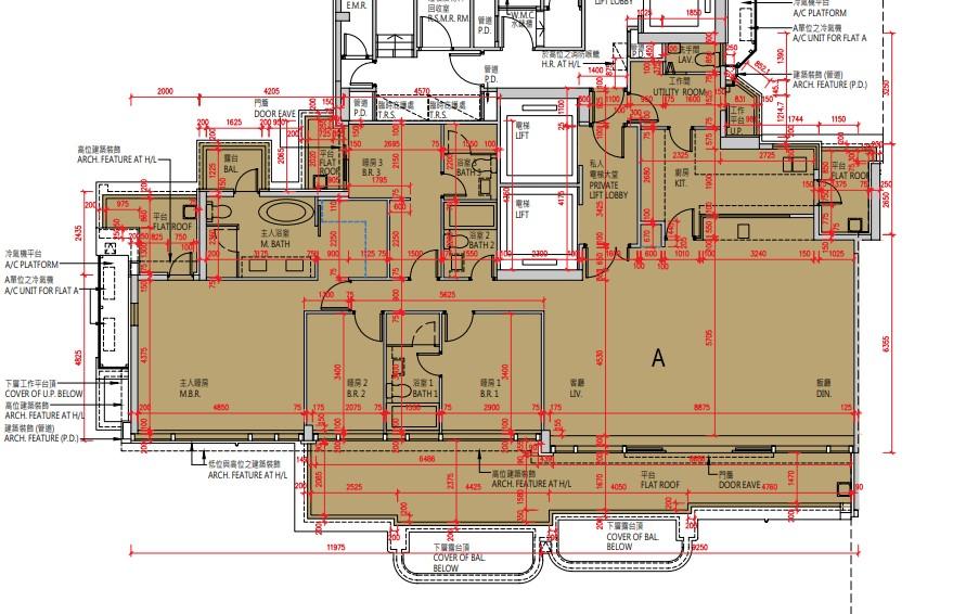 新盤樓書|天瀧提供566伙 面積351至1942方呎 主打三房及四房