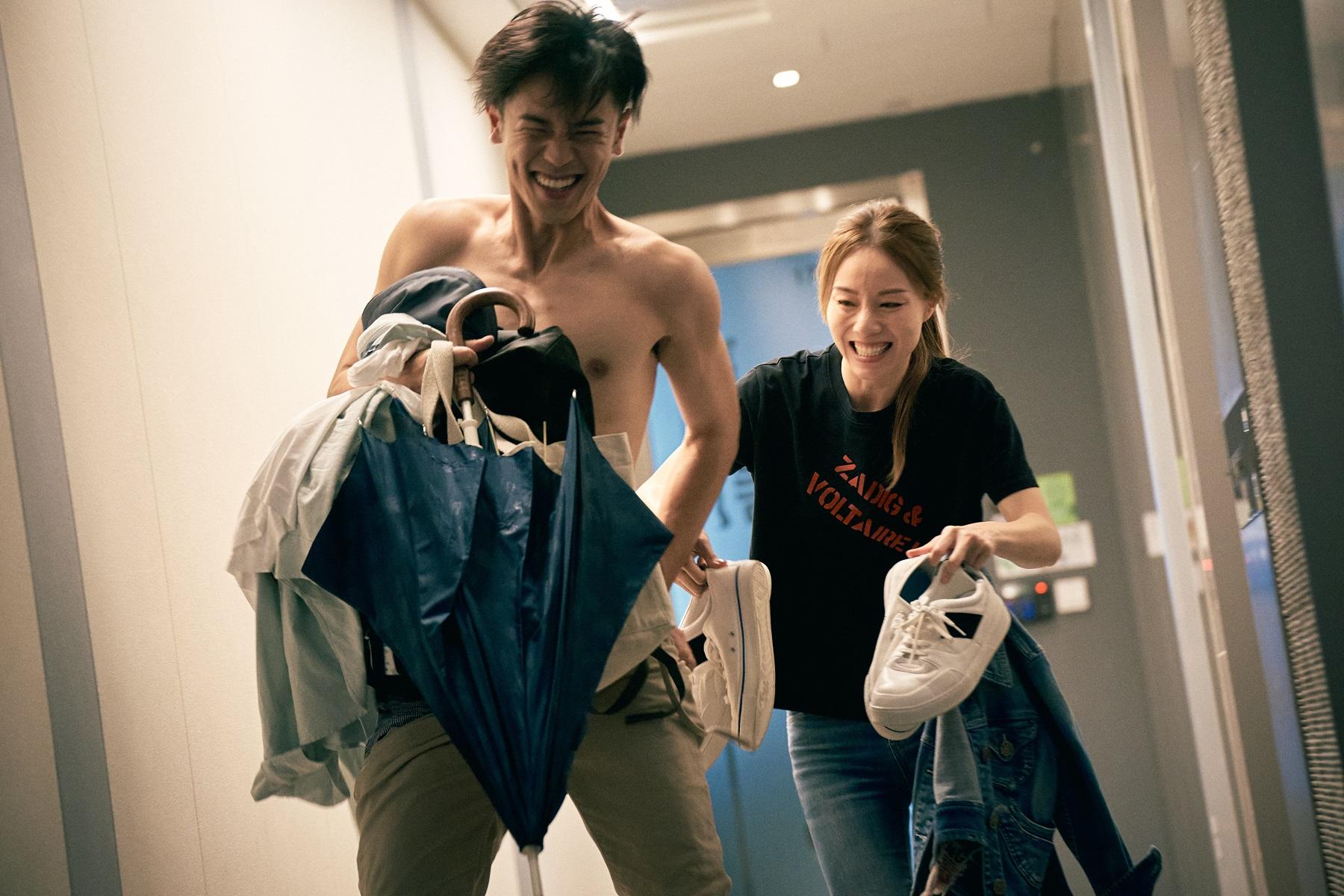 戲裡Stephy與馬志威的婚姻,由甜美開心發展到心如刀割。(《12日》劇照)