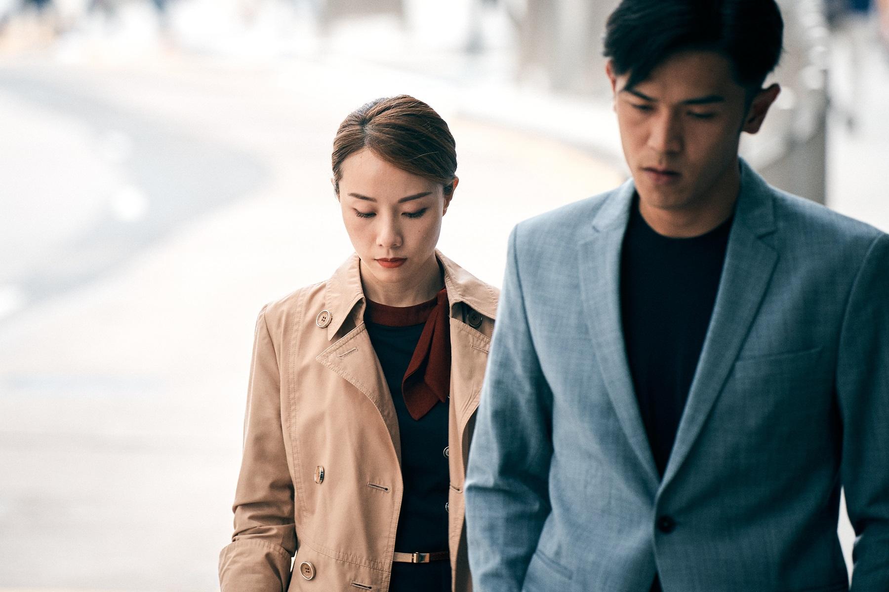 戲裡Stephy與馬志威的婚姻,由甜美開心發展到心如刀割。(《12日》劇照)