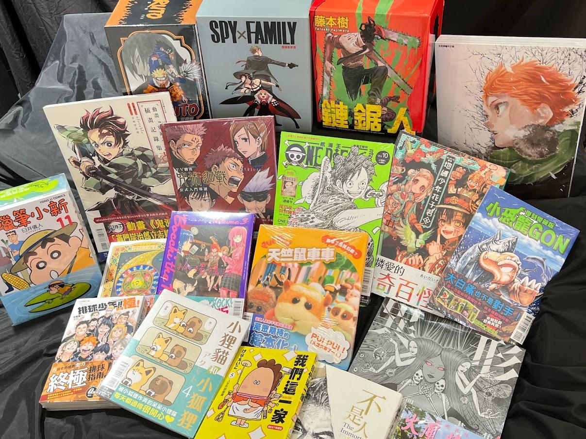 國際美食及動漫精品展搜刮了不同類型的漫畫。