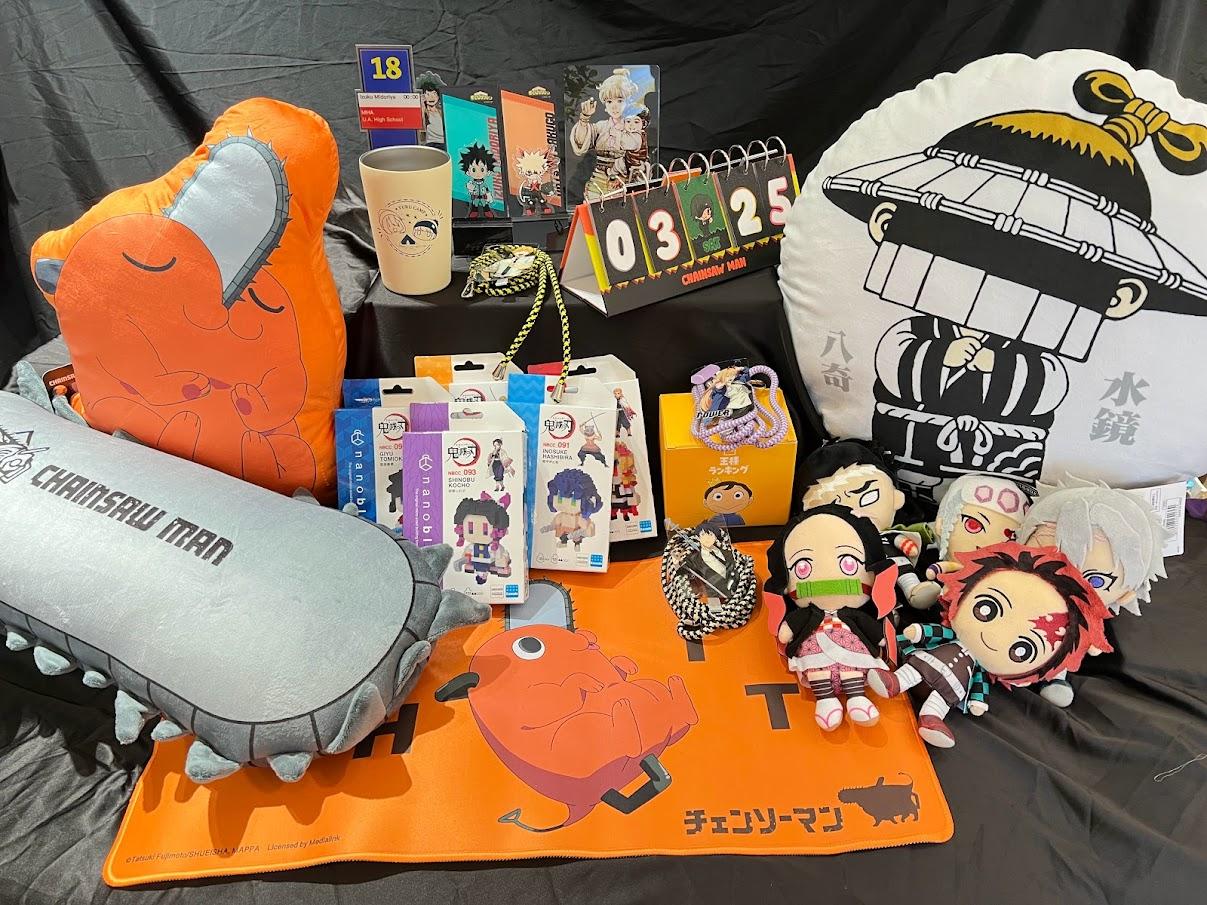 除了漫畫,國際美食及動漫精品展更有多款精品發售。