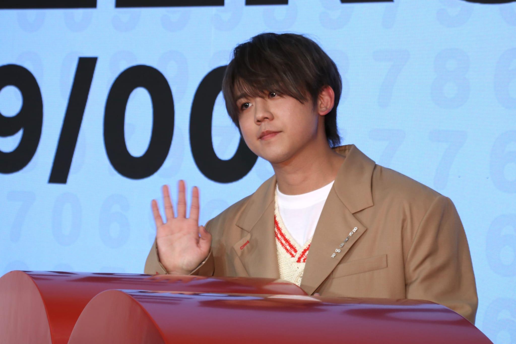 姜濤宣布24歲生日將推出限量T恤行善。 (林俊源攝)