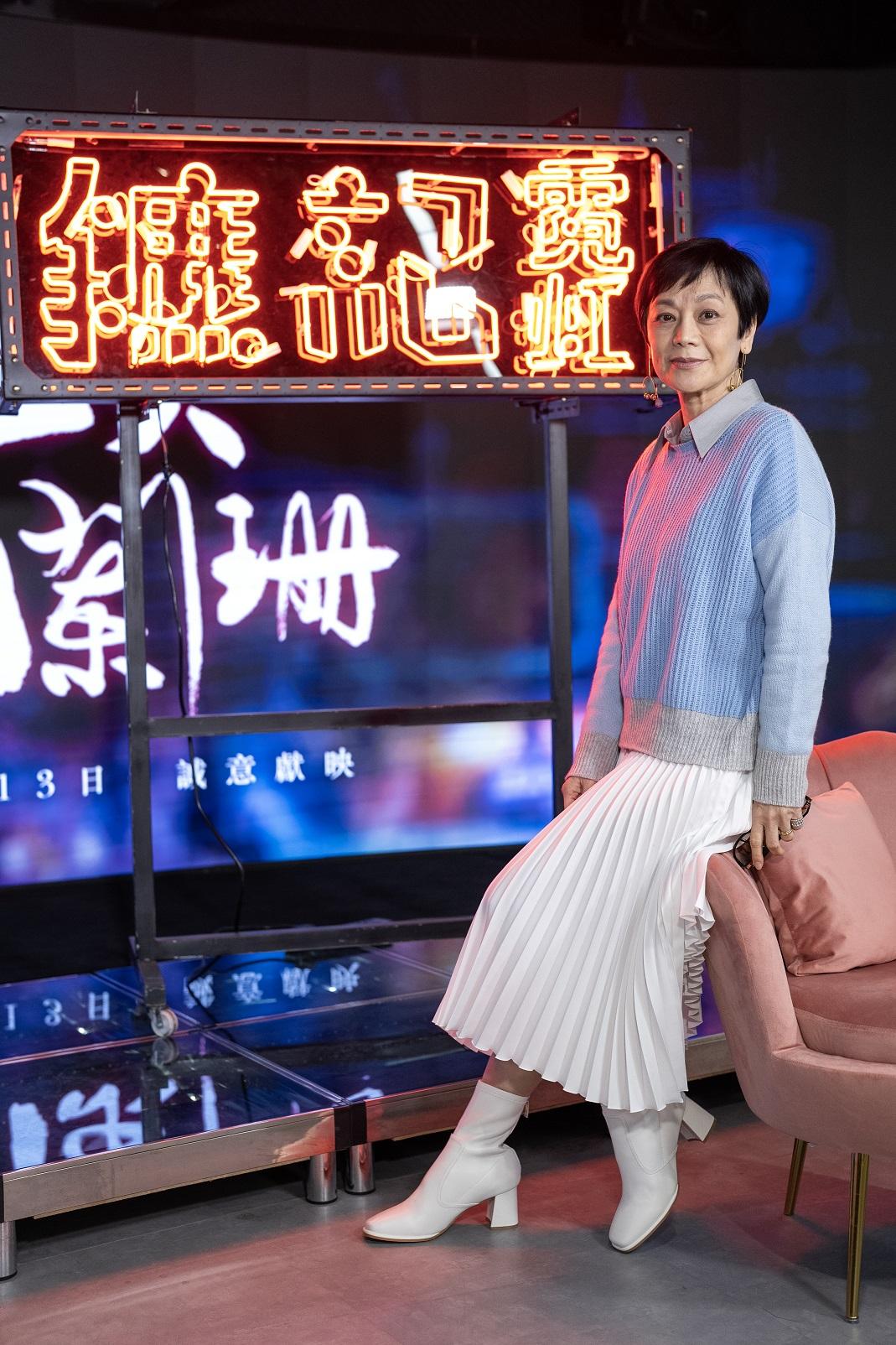 張艾嘉心繫香港電影,盼影圈能百花齊放。(陳奕釗攝)