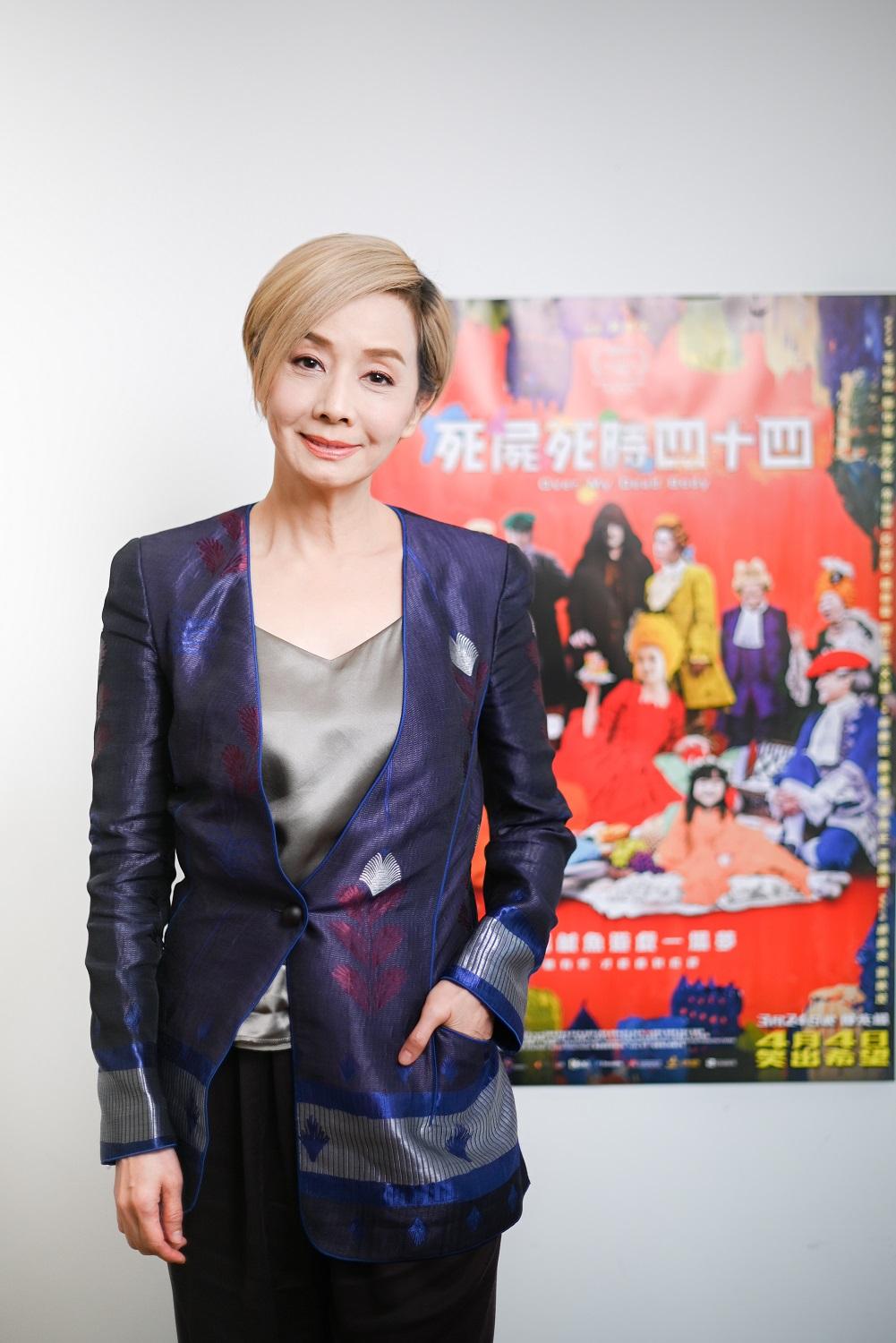 毛姐向來熱心提攜後輩,在《死屍死時四十四》與新晉導演何爵天合作。(李睿哲攝)