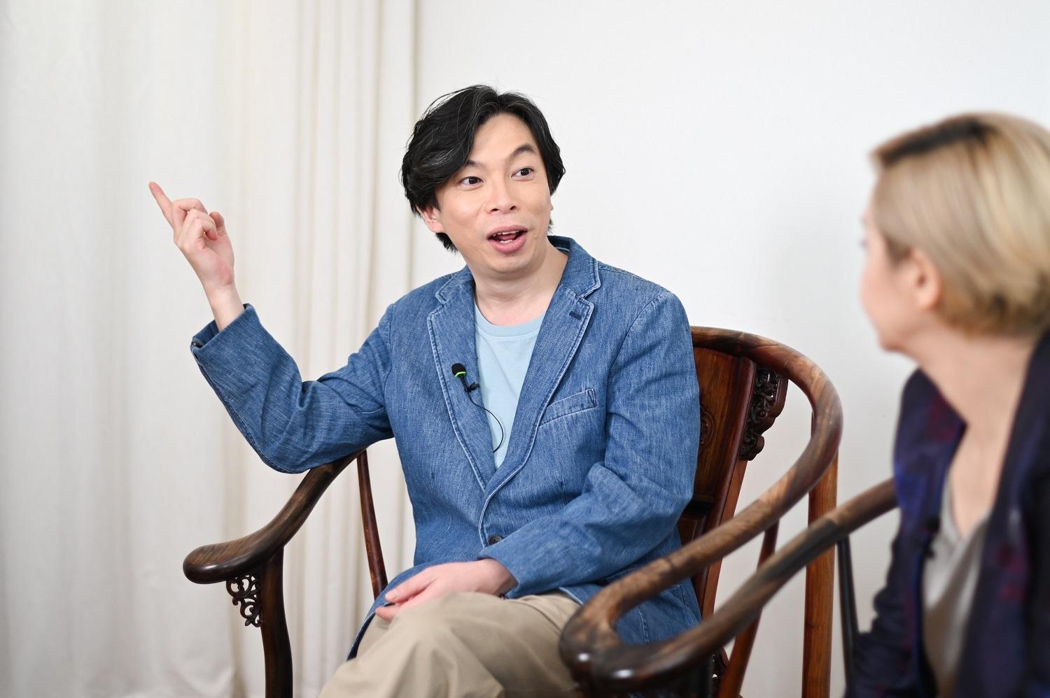 楊偉倫自言是幸運兒,家庭沒供樓負擔,可以放心追尋演藝夢想。(李睿哲攝)