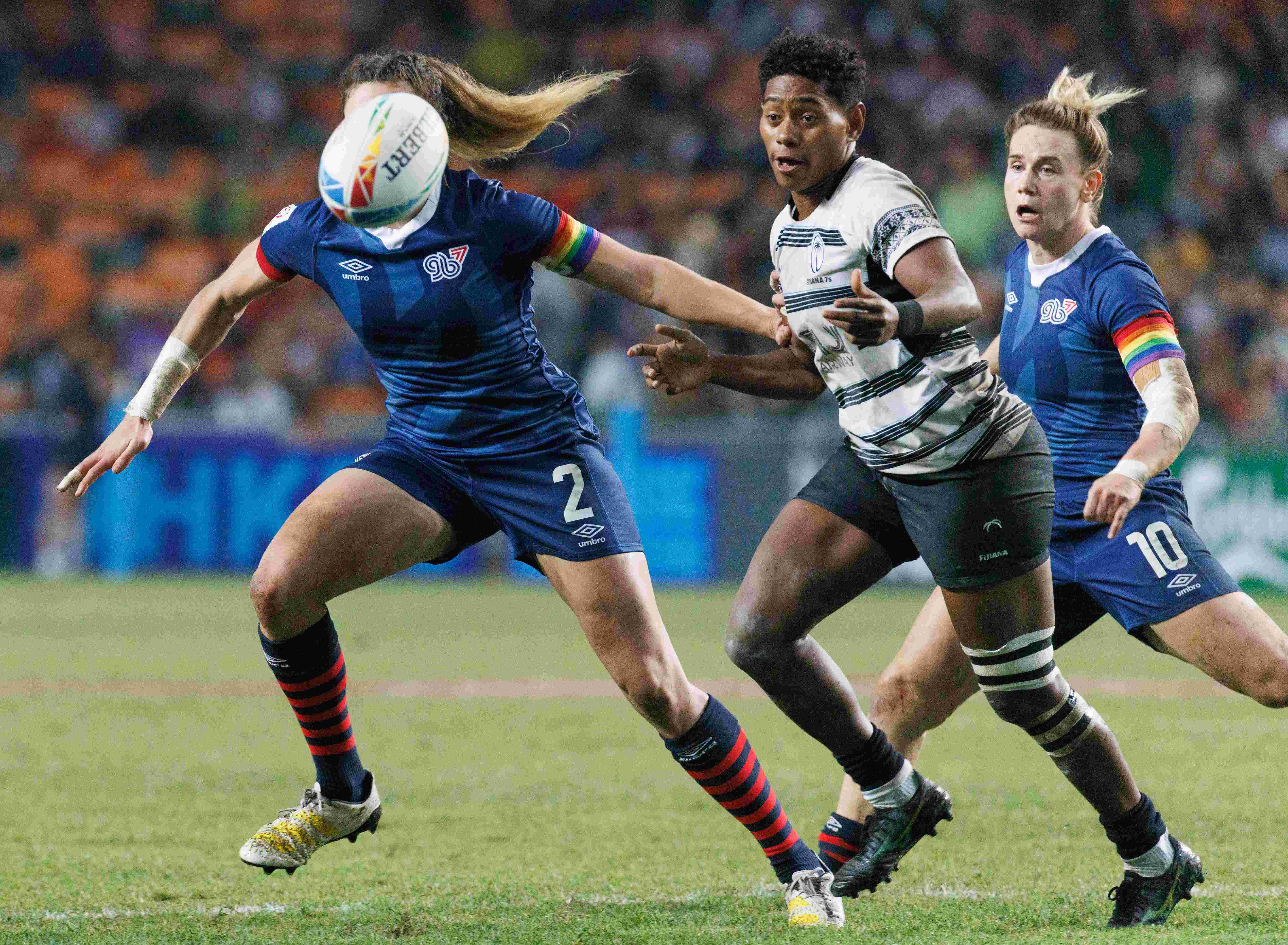 銅鑼灣 香港大球場 香港七人欖球賽 七欖 女子斐濟對英國賽事