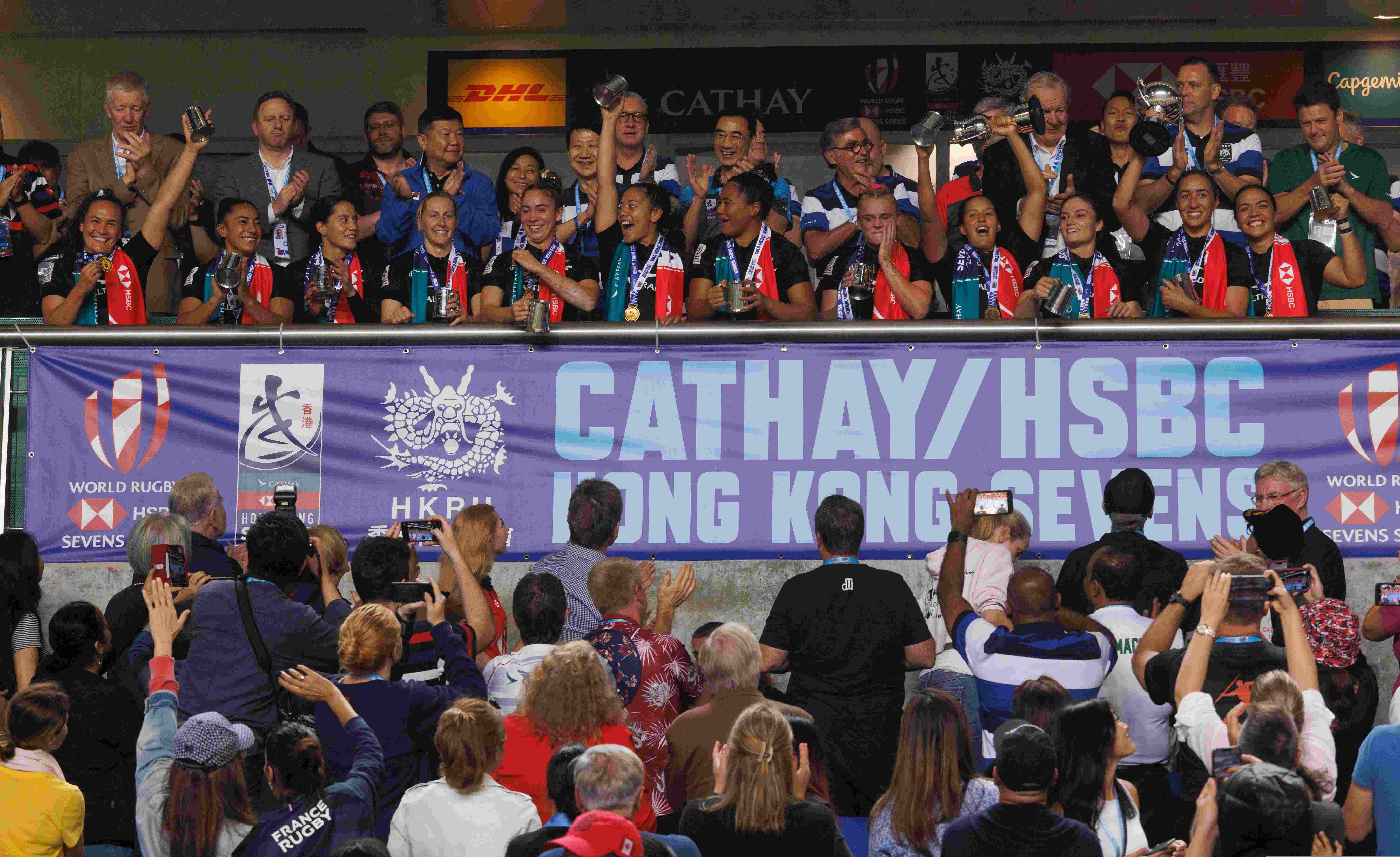 銅鑼灣 香港大球場 香港七人欖球賽 七欖 女子決賽 新西蘭對澳洲賽事