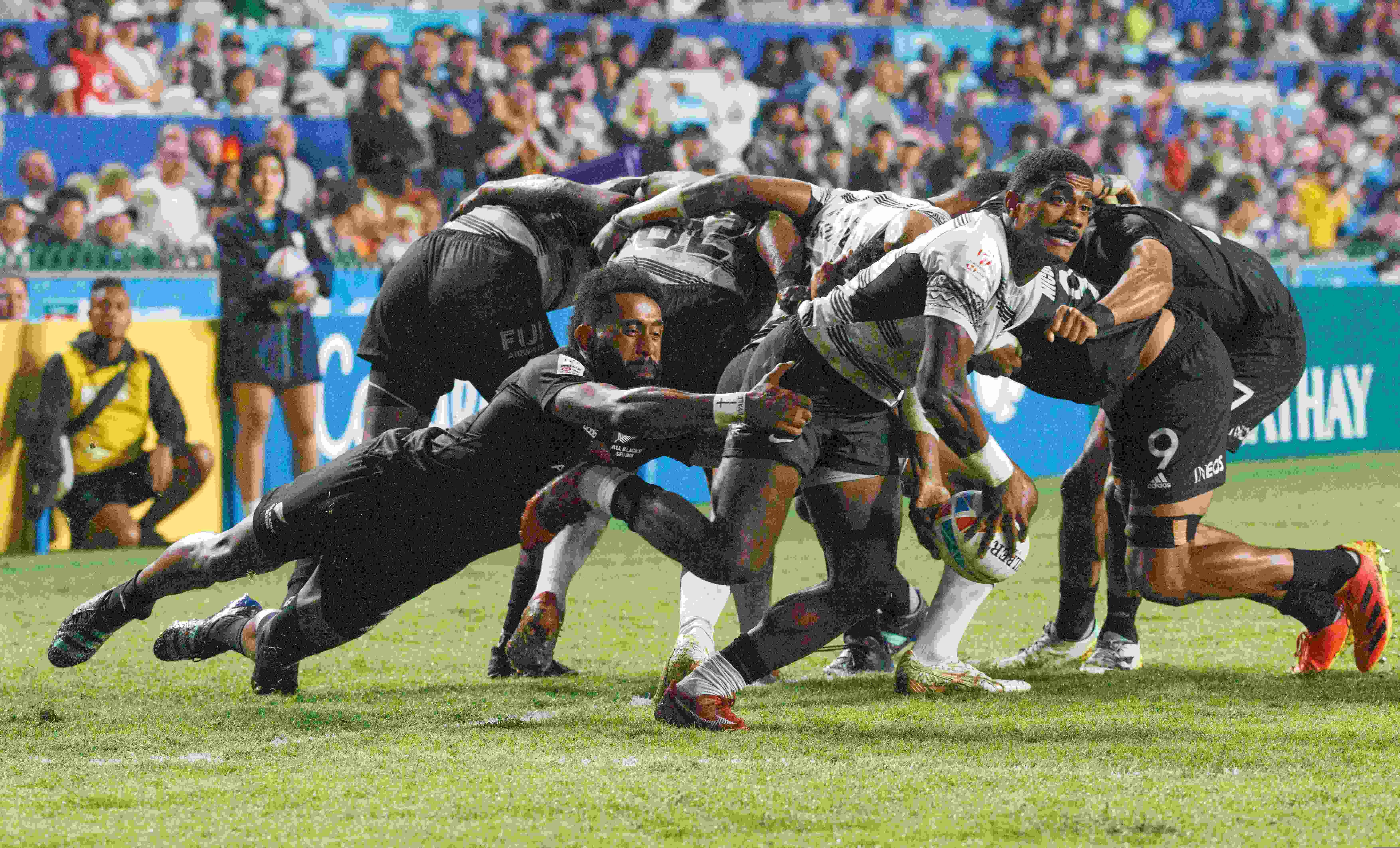 銅鑼灣 香港大球場 香港七人欖球賽 七欖 男子決賽 新西蘭對斐濟賽事
