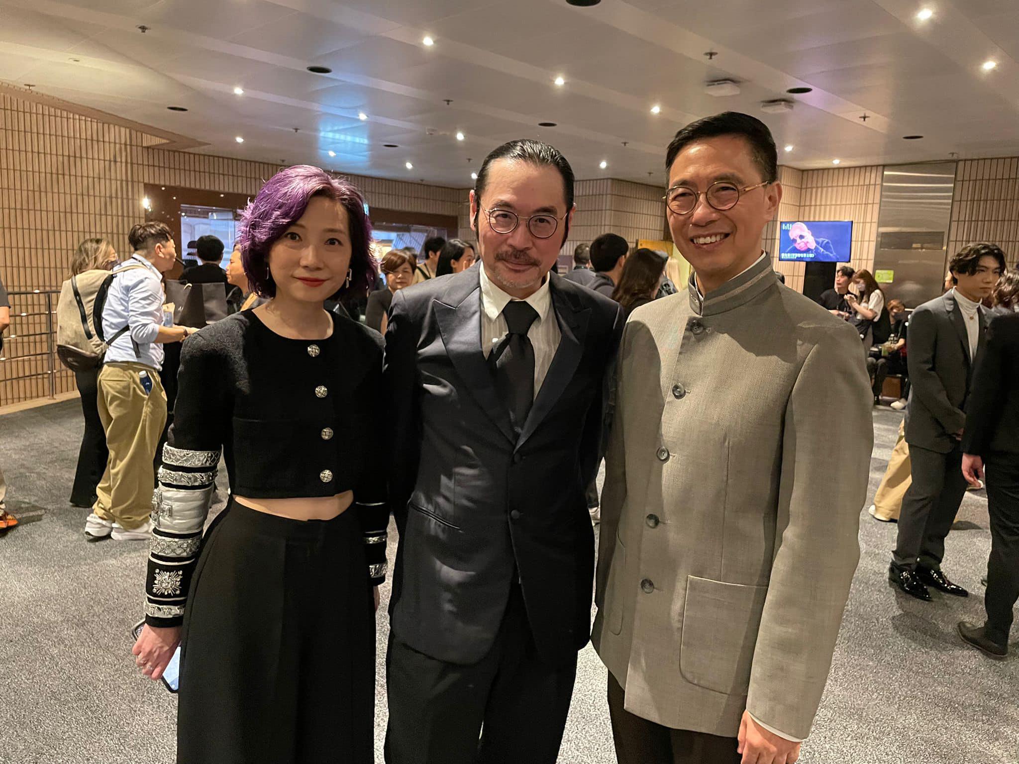 金像獎2023|楊潤雄祝賀金像獎得獎者 稱以電影說好香港故事 (楊潤雄Facebook圖片)