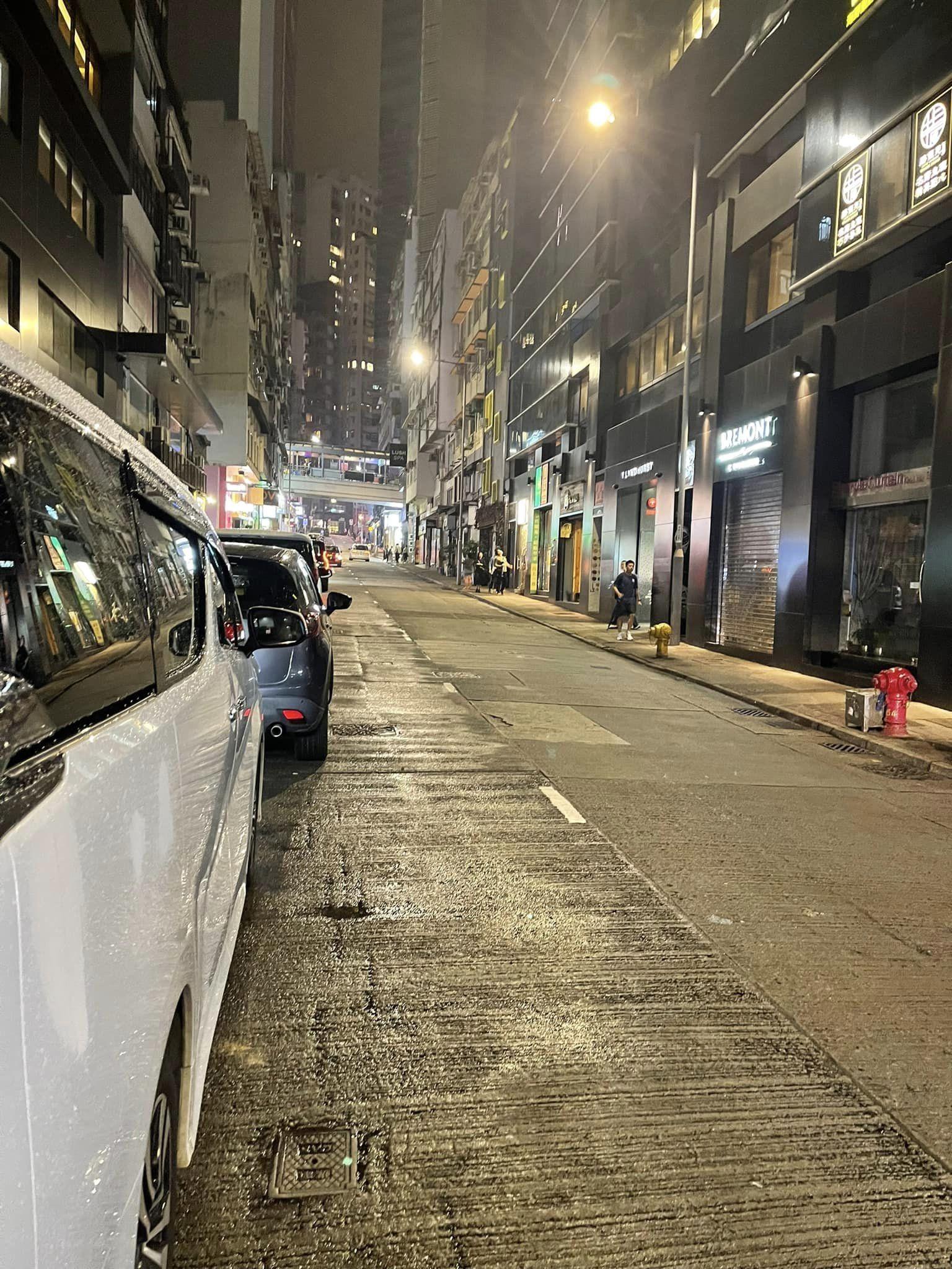 江玉歡形容街道「靜得恐怖」。(江玉歡fb圖)