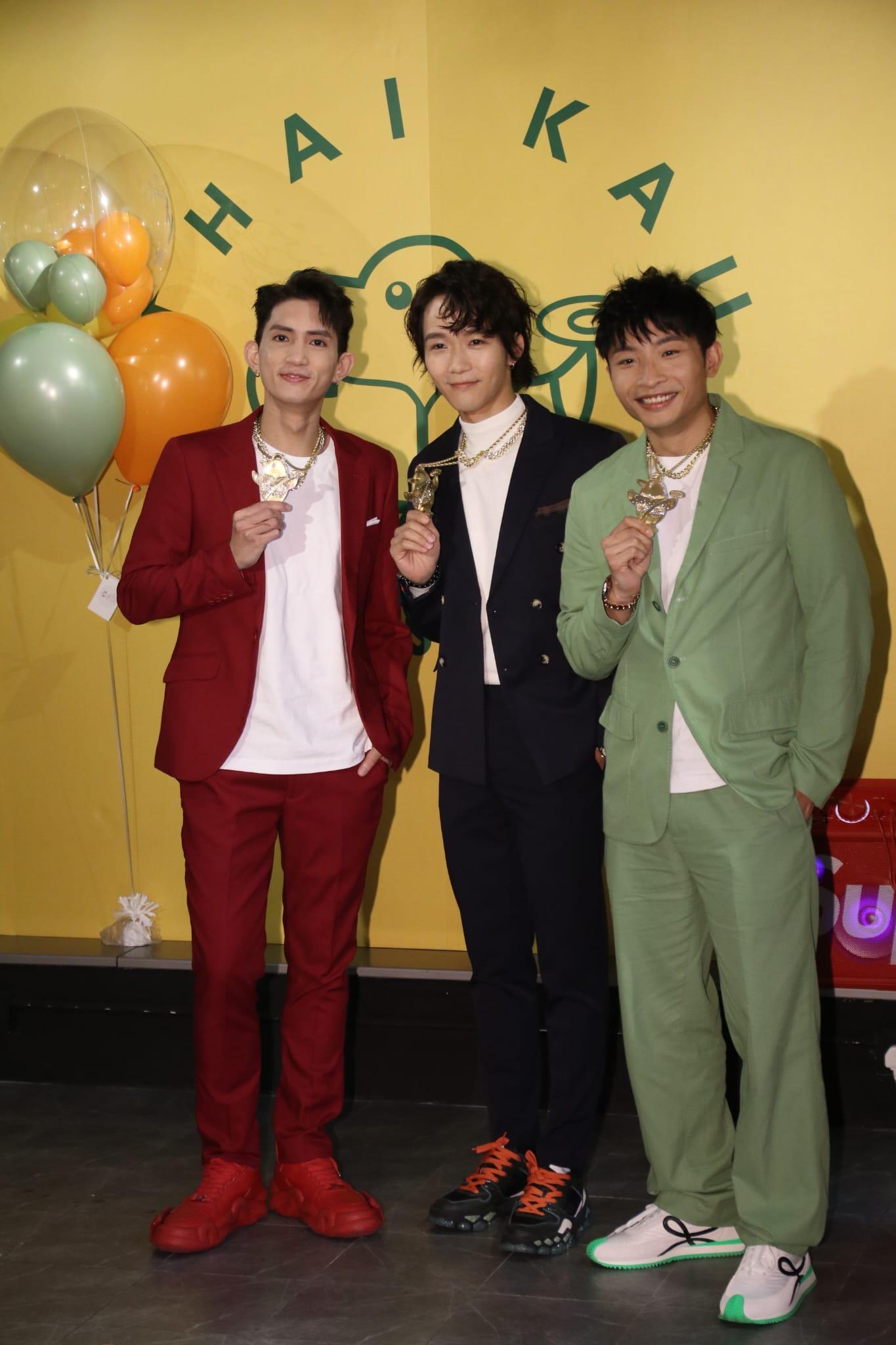 Lokman、Alton、Dee新舖開張。 (林俊源攝)