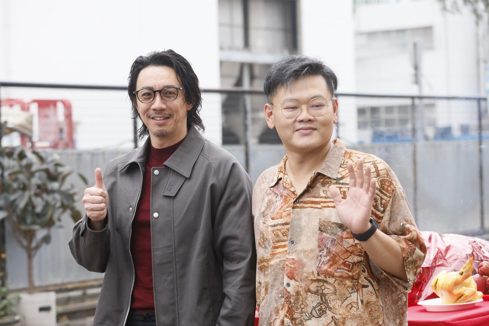 《盜月者》開鏡儀式。 (蘇文傑攝)