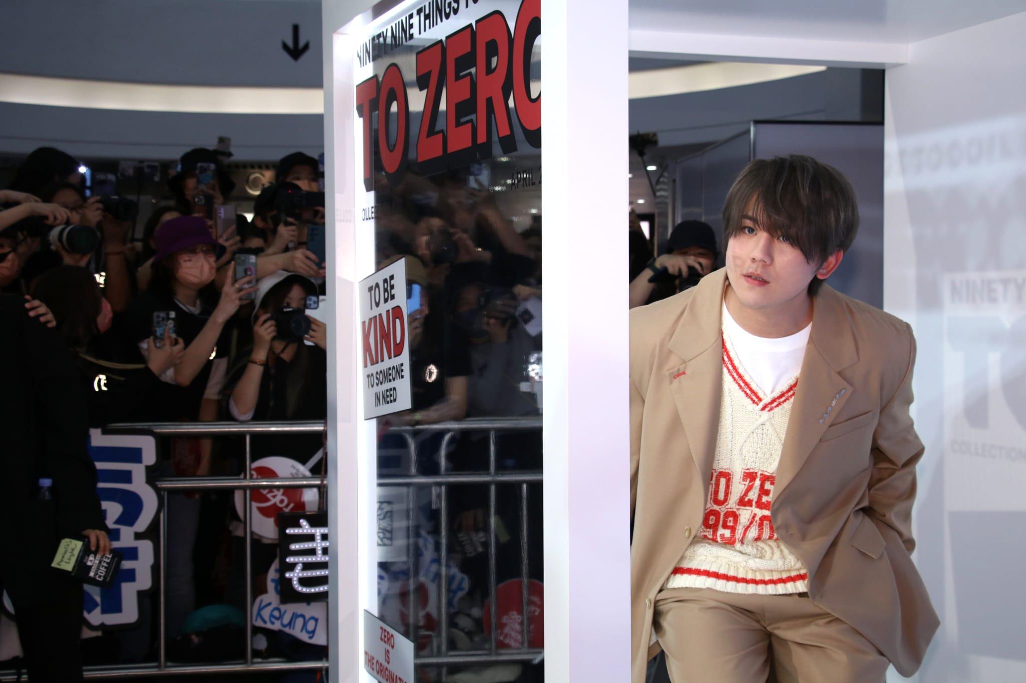 姜濤創立自家服裝品牌,並取名為《TO ZERO》。 (林俊源攝)