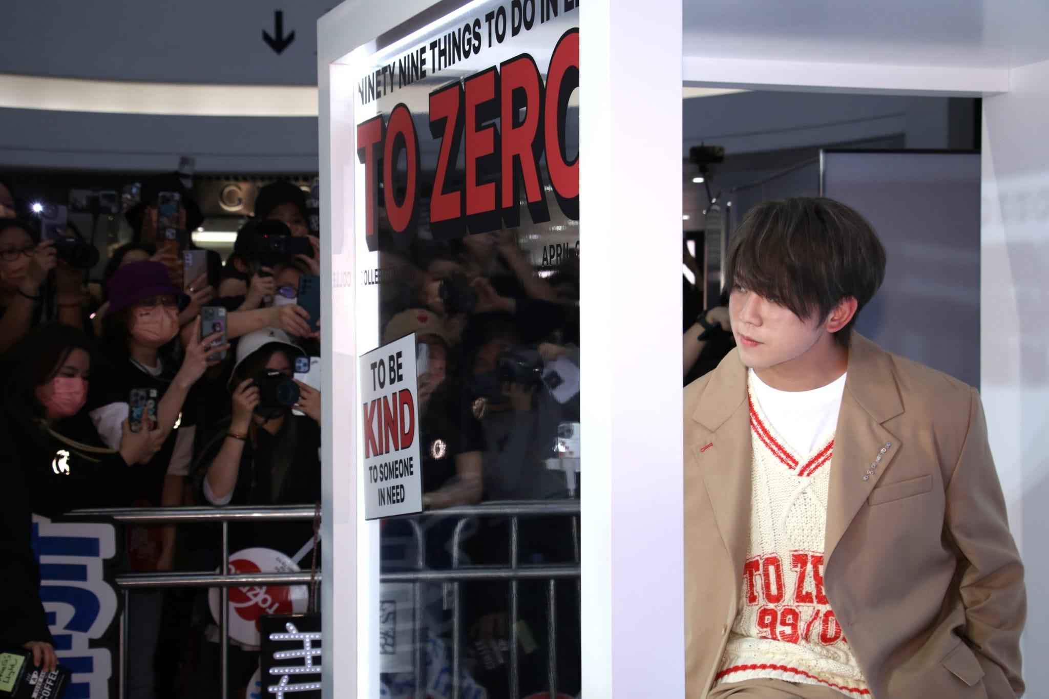 姜濤創立自家服裝品牌,並取名為《TO ZERO》。 (林俊源攝)