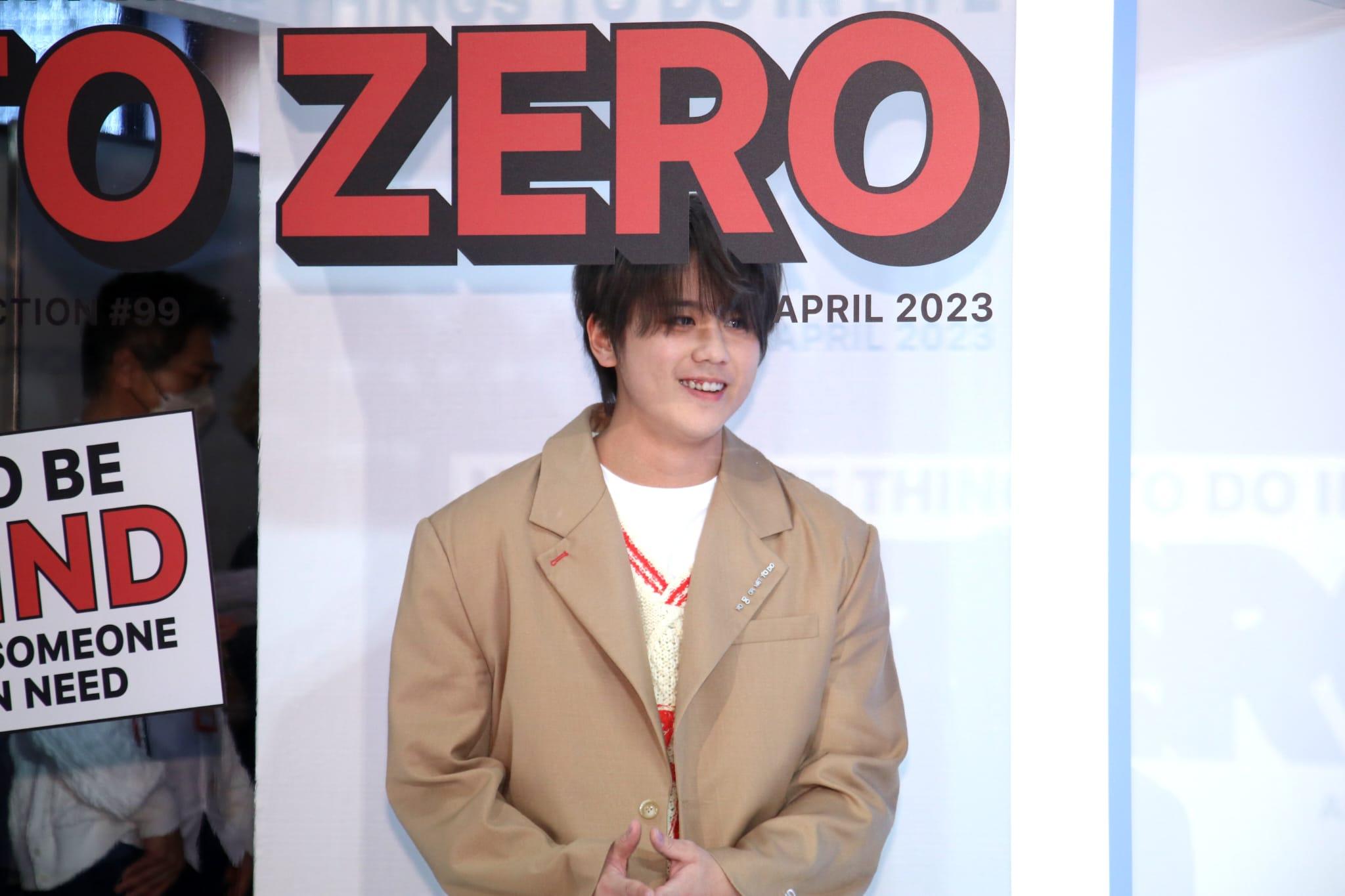 姜濤創立自家服裝品牌,並取名為《TO ZERO》。 (林俊源攝)