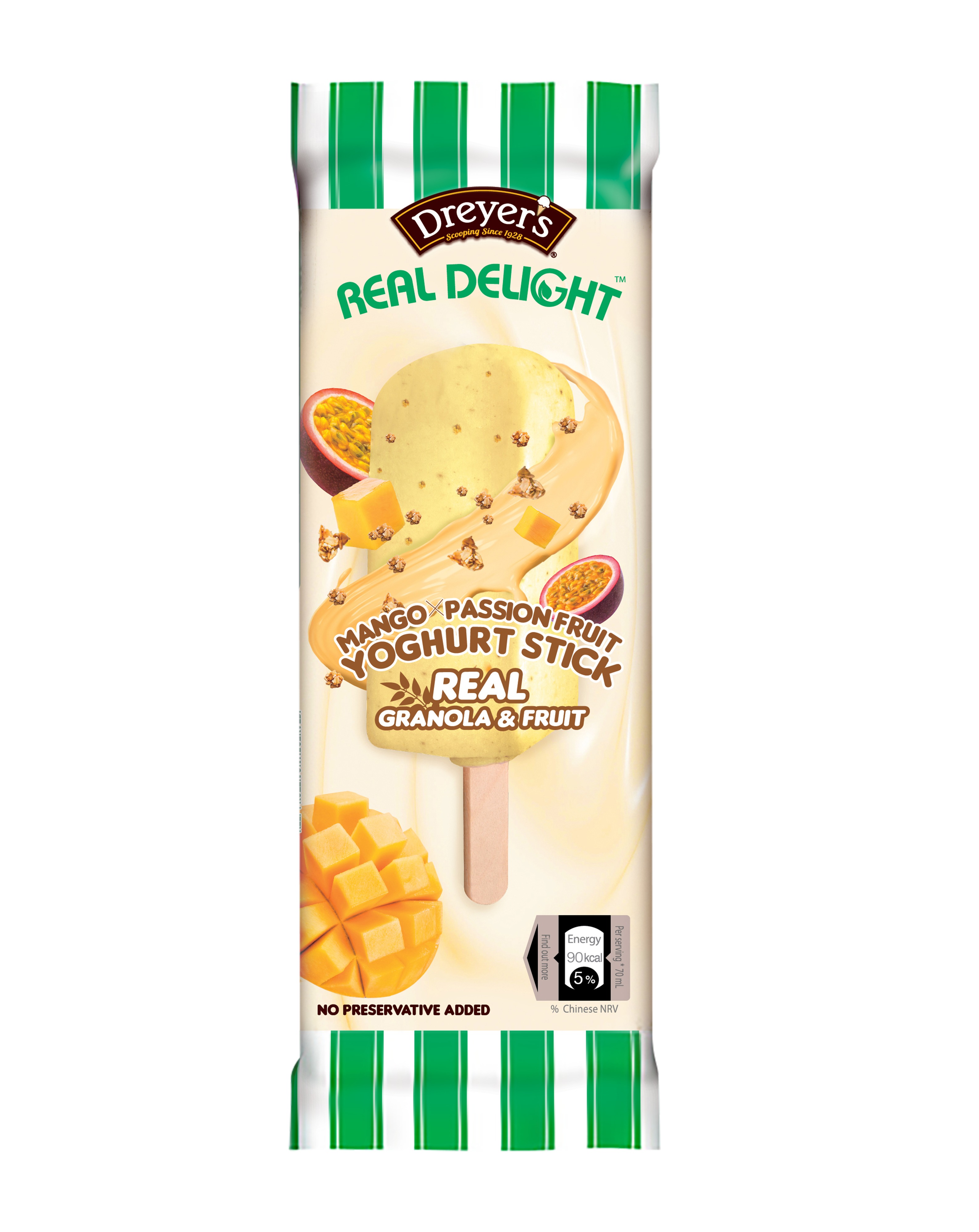 DREYER’S® REAL DELIGHT™ 芒果熱情果燕麥乳酪雪條