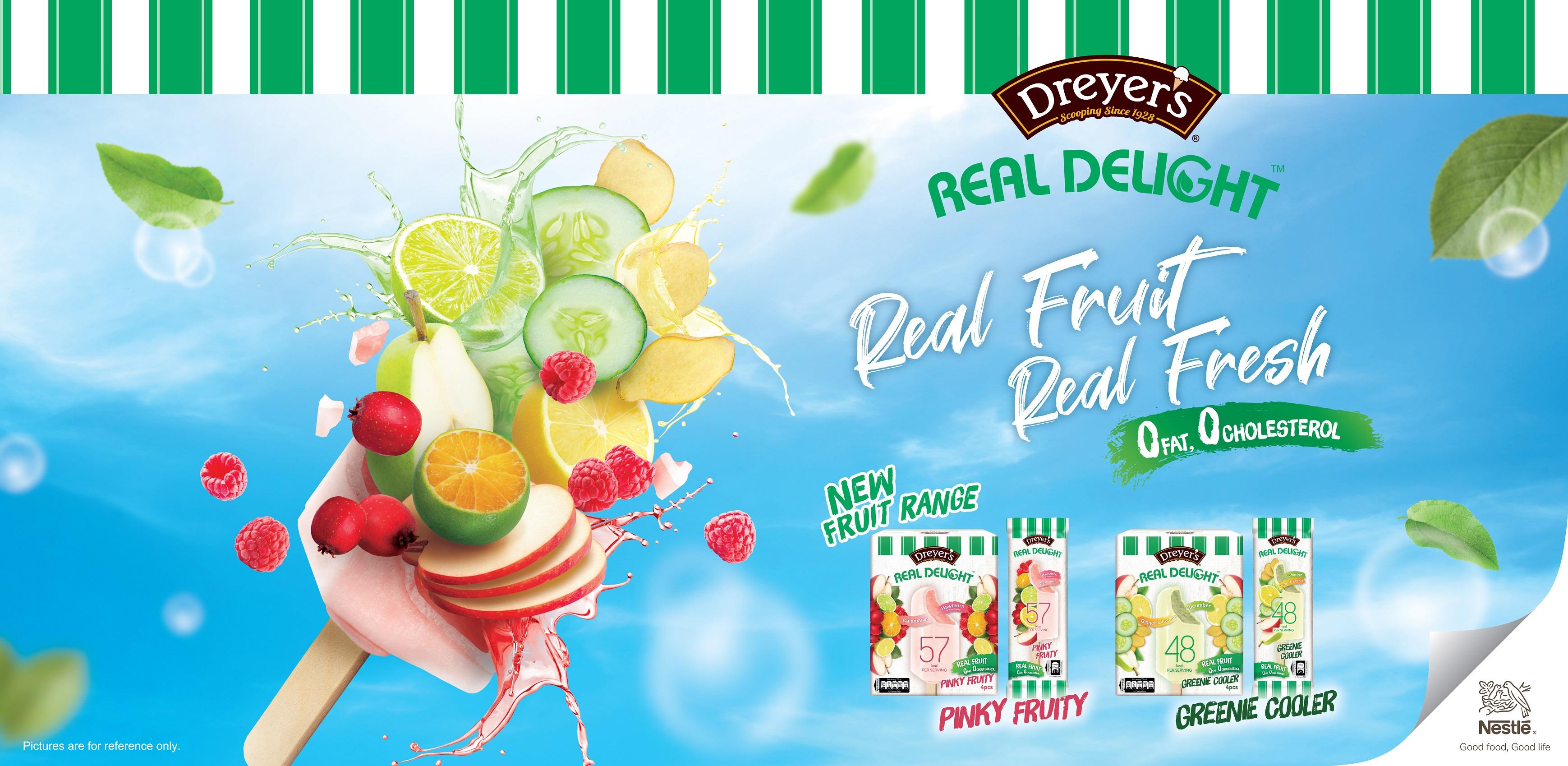 DREYER’S® REAL DELIGHT™ 雜果冰條系列