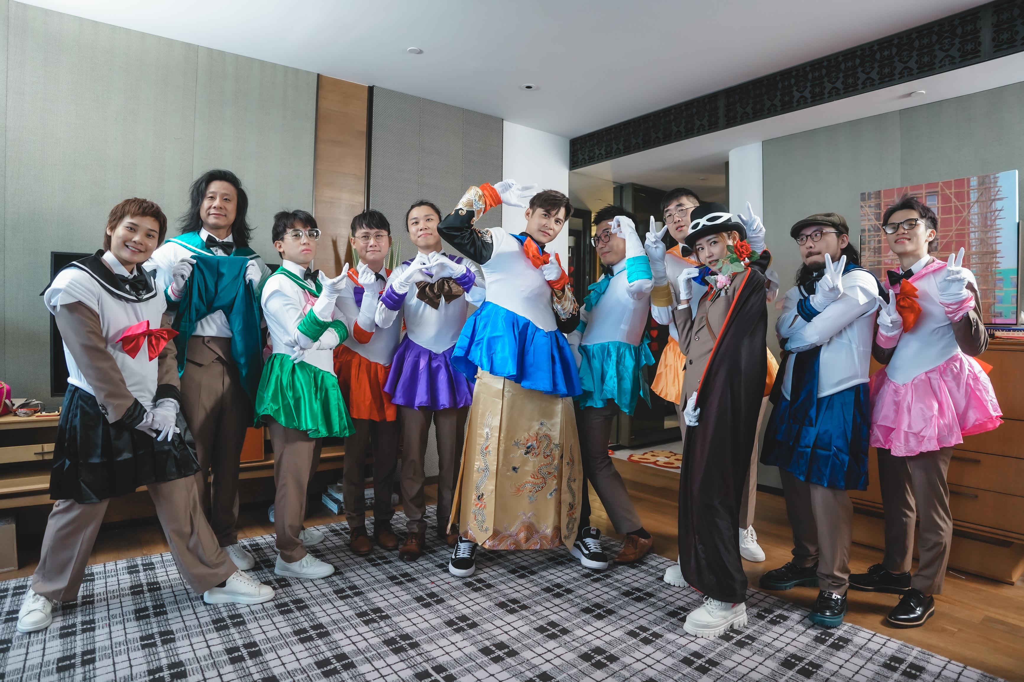 「美少女」兄弟團大合照。