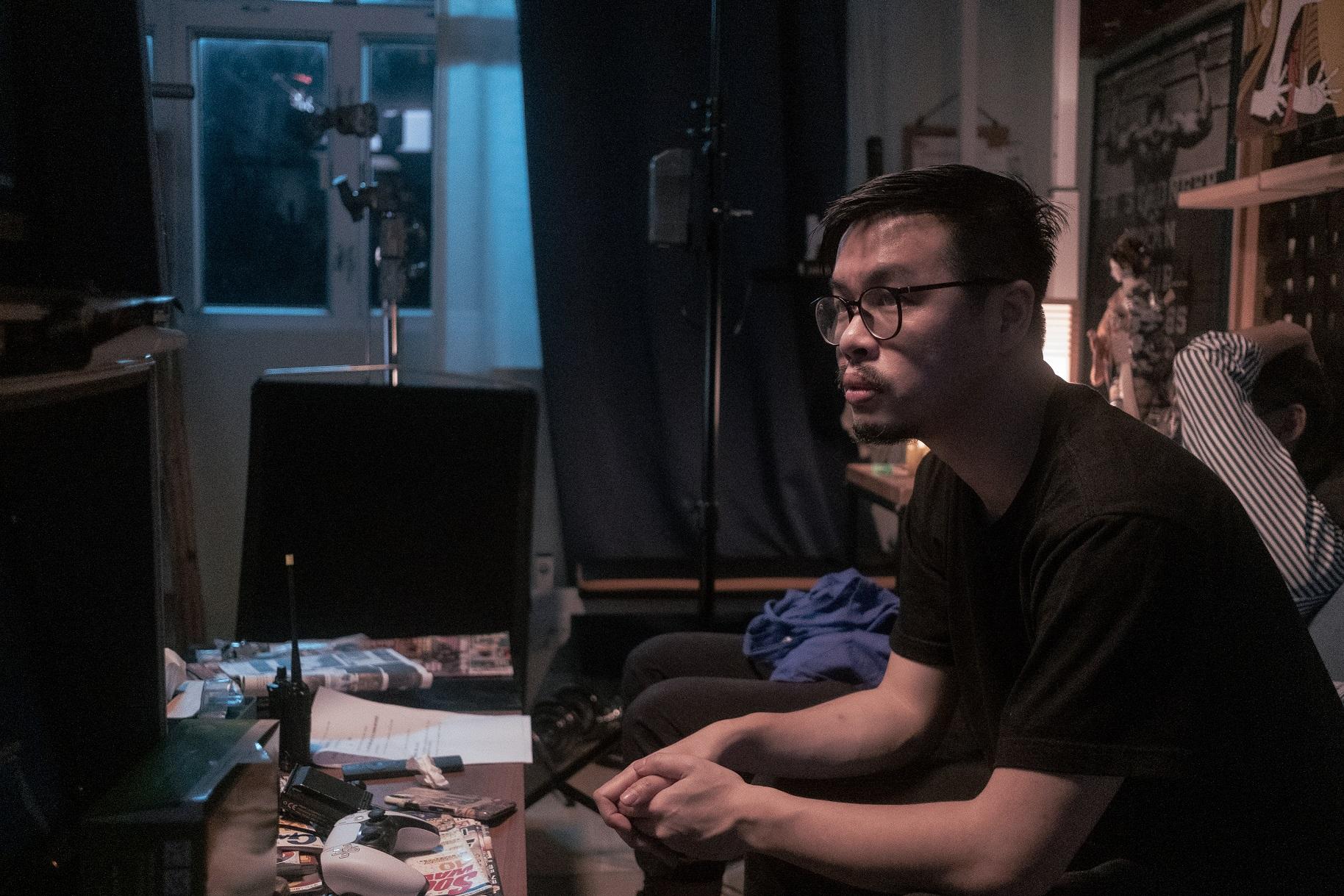 何爵天自言仍是新導演,憑《正義迴廊》入圍金像獎最佳導演獎,喜出望外。