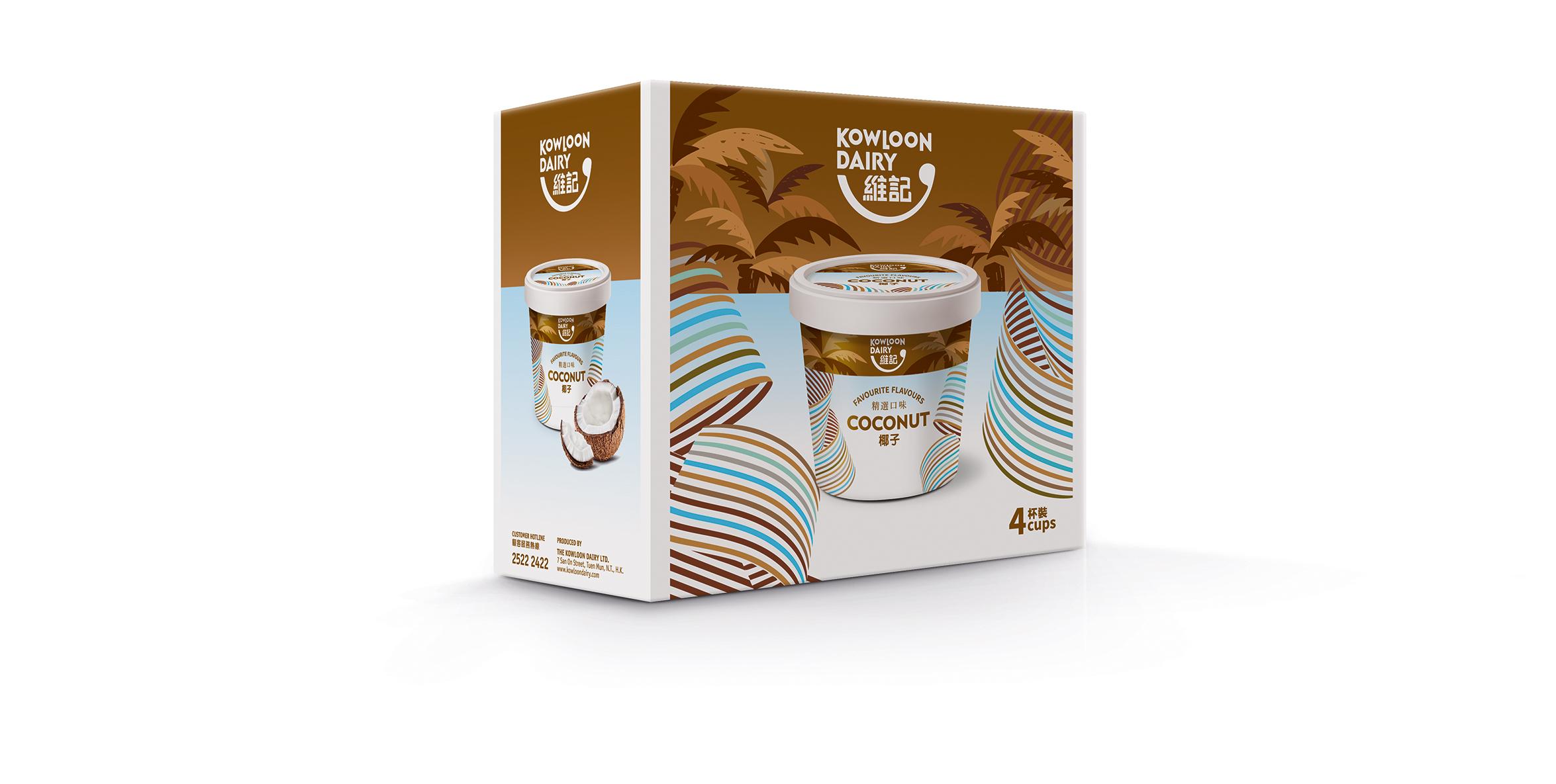 雪糕情報│維記咖啡回歸 椰子雪糕杯家庭裝登場