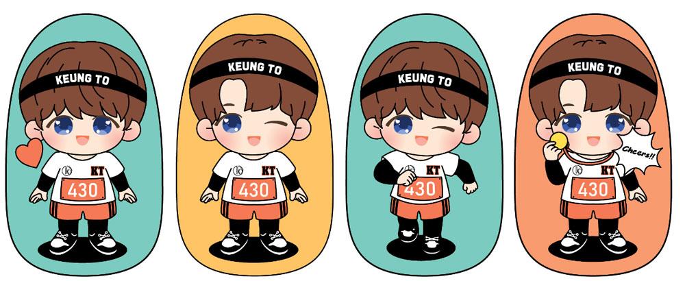 小姜姜、小濤濤不倒翁