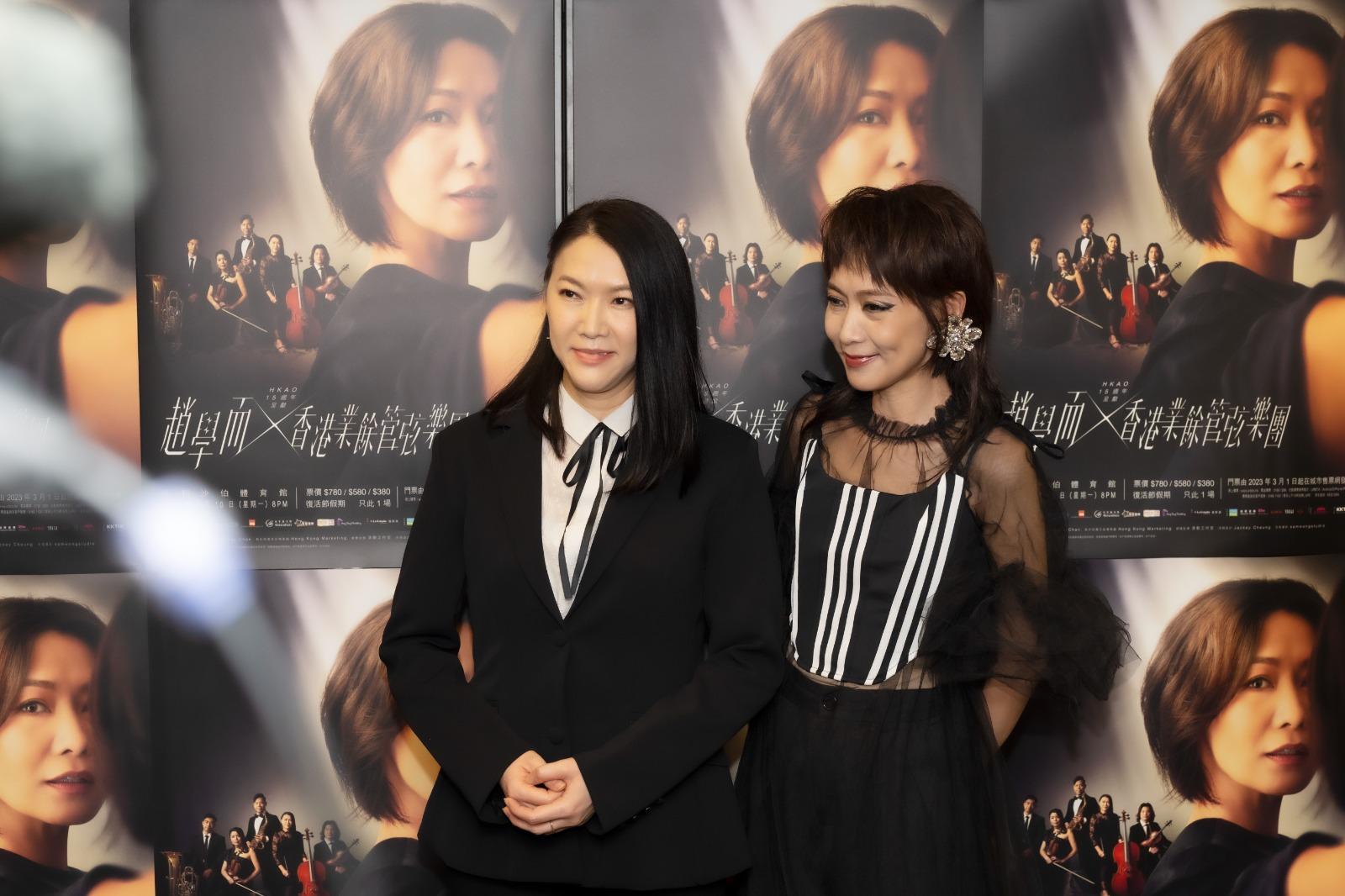 趙學而完騷後在後台受訪,自言十分享受今次音樂會。