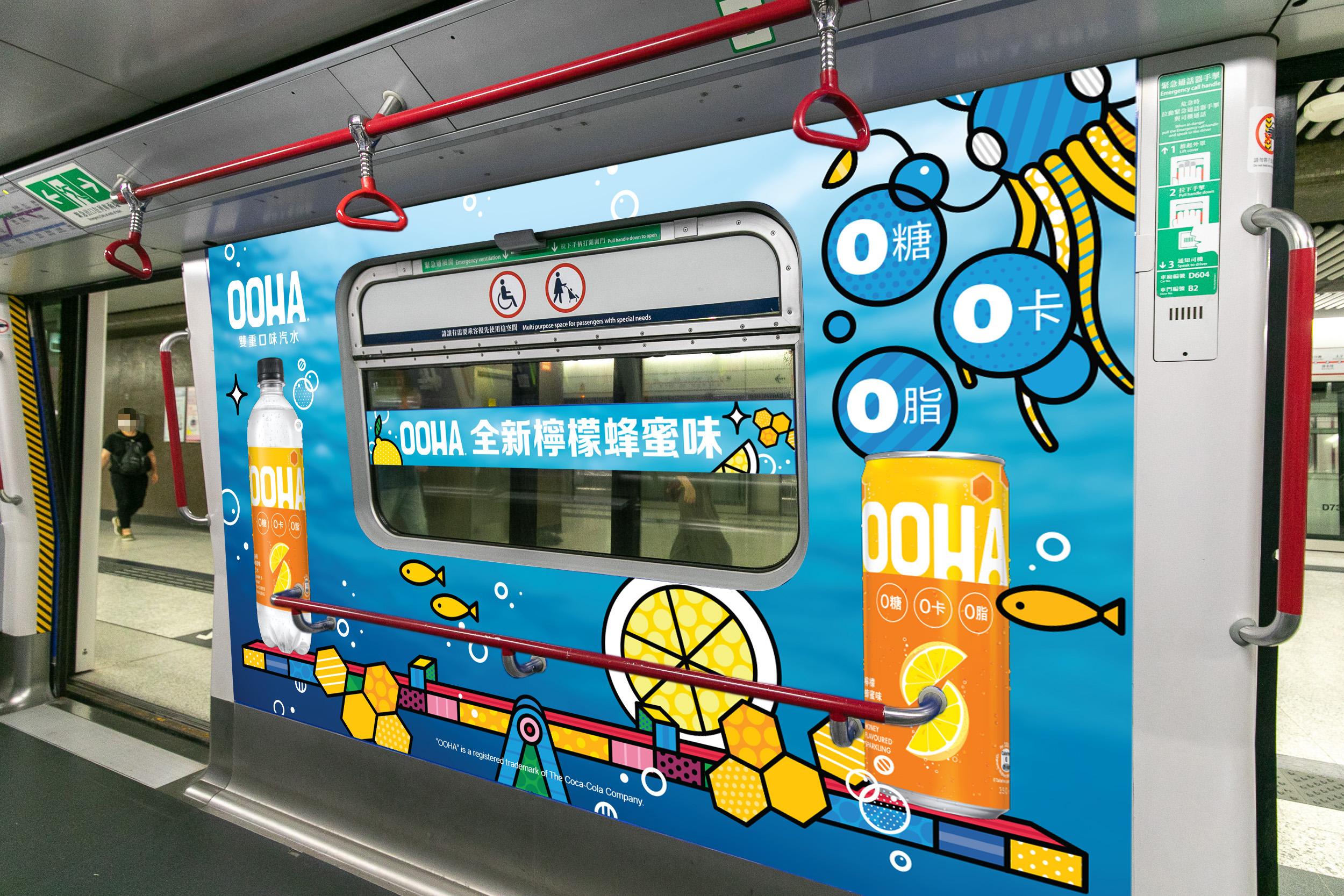 OOHA®主題港鐵列車
