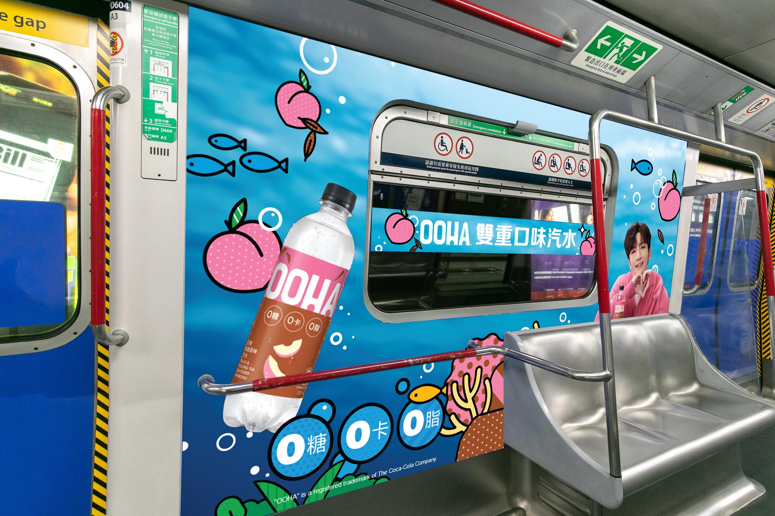 OOHA®主題港鐵列車