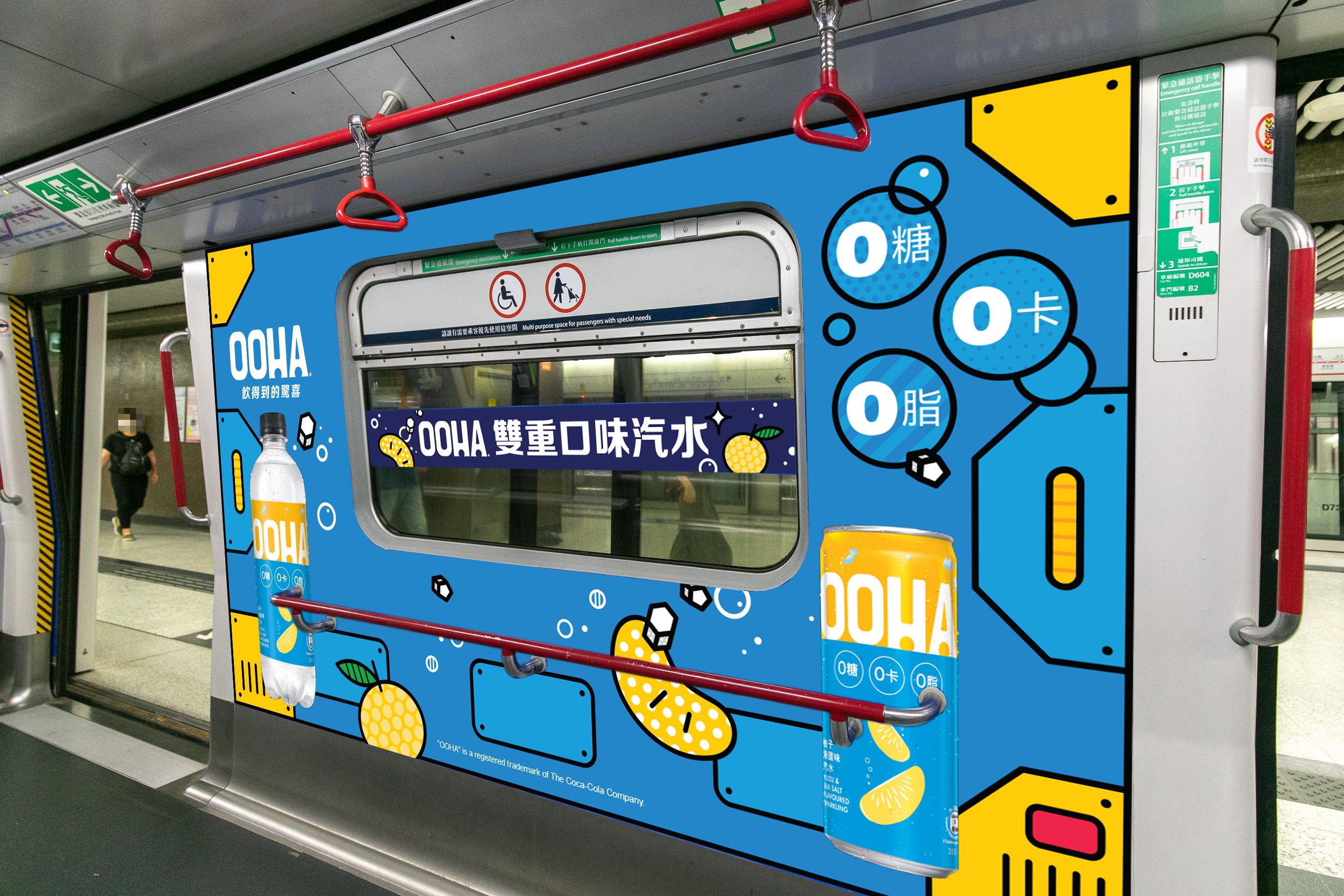 OOHA®主題港鐵列車