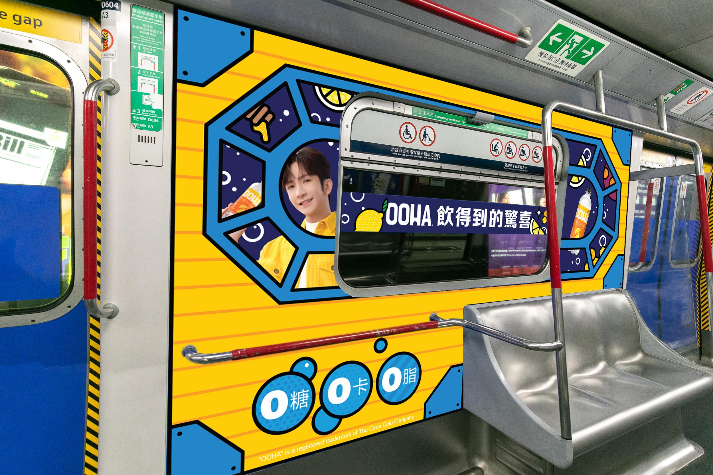 OOHA®主題港鐵列車
