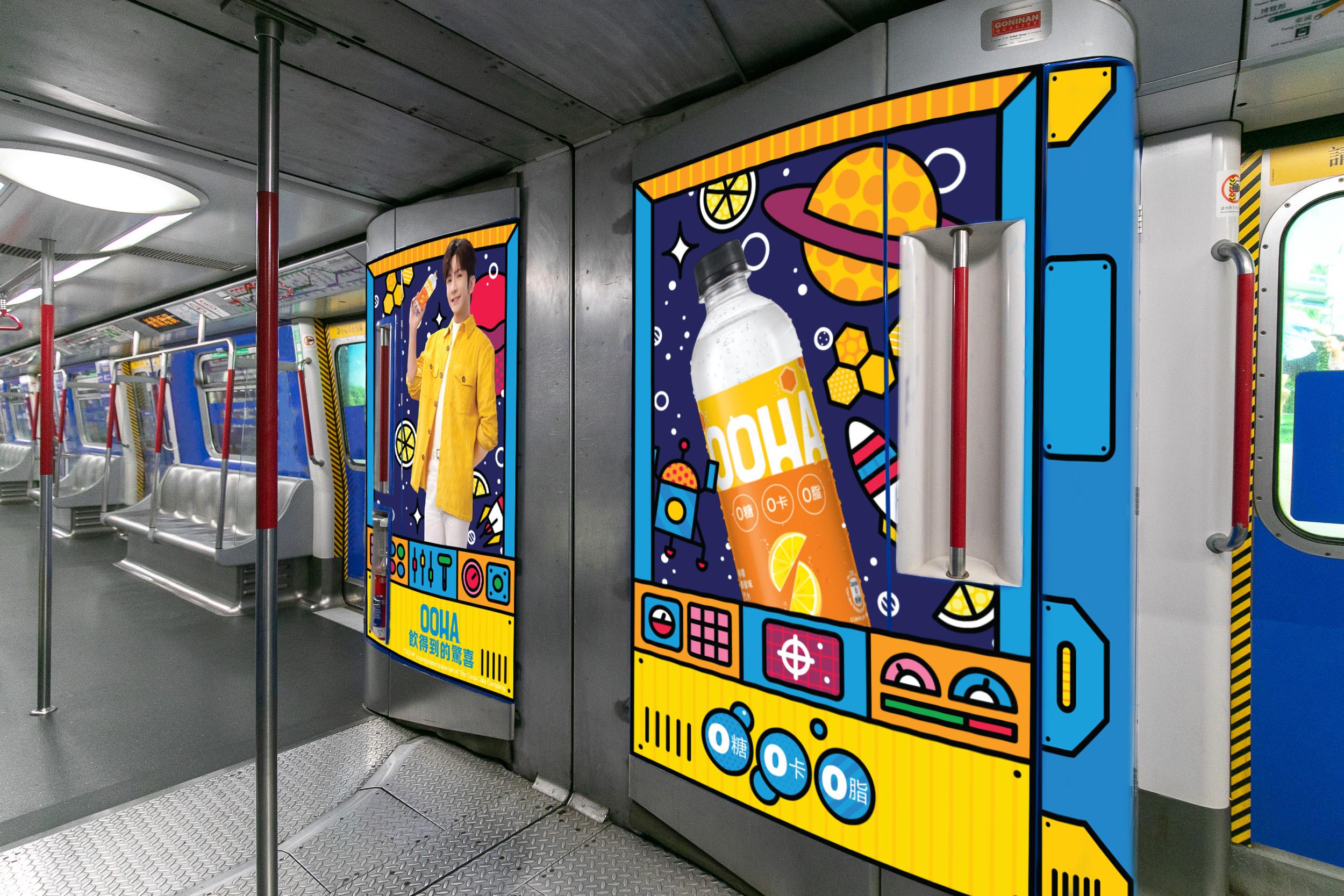 OOHA®主題港鐵列車