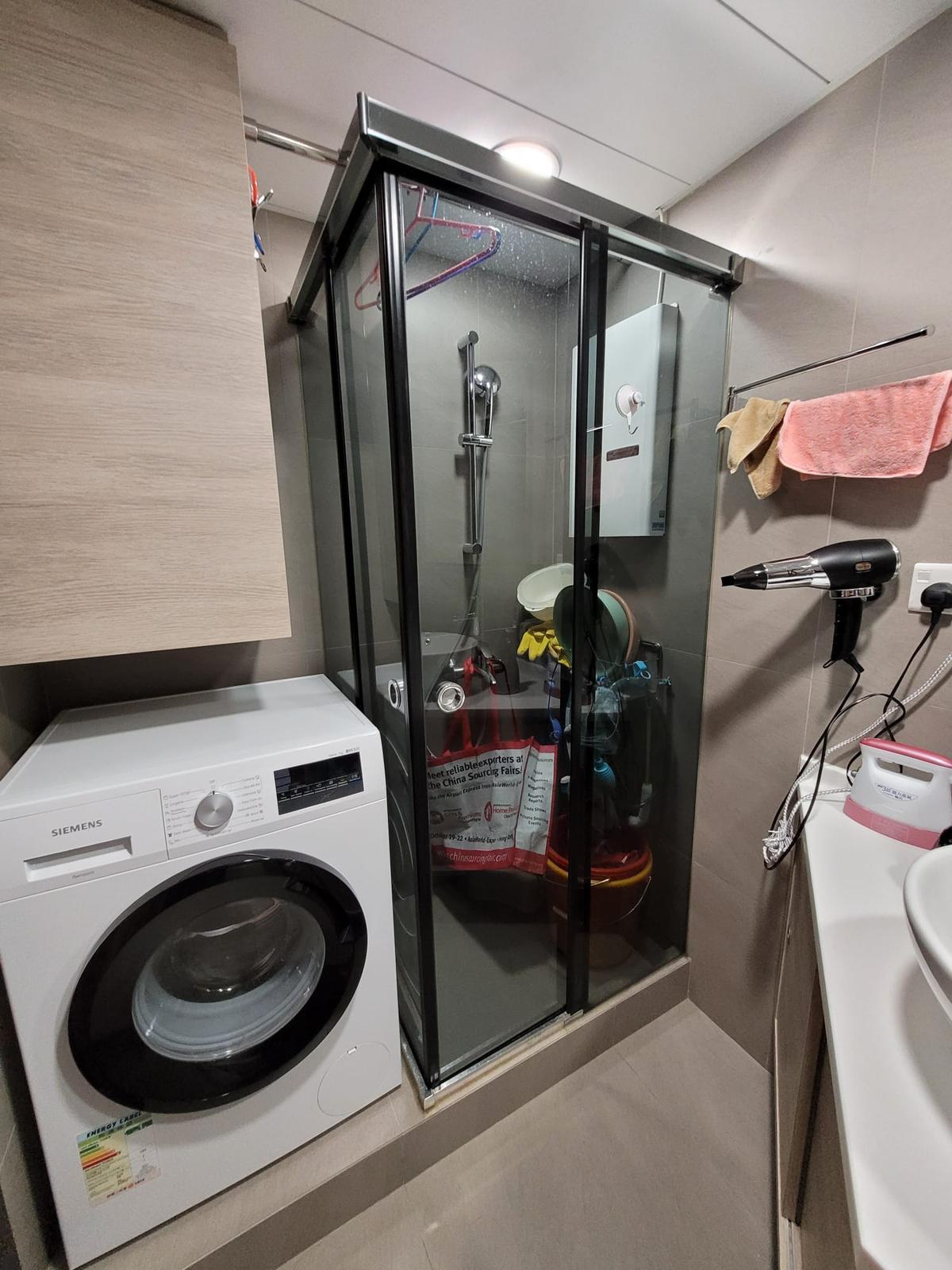 浴室裝修新淨,面積亦頗寬敞。(代理提供)