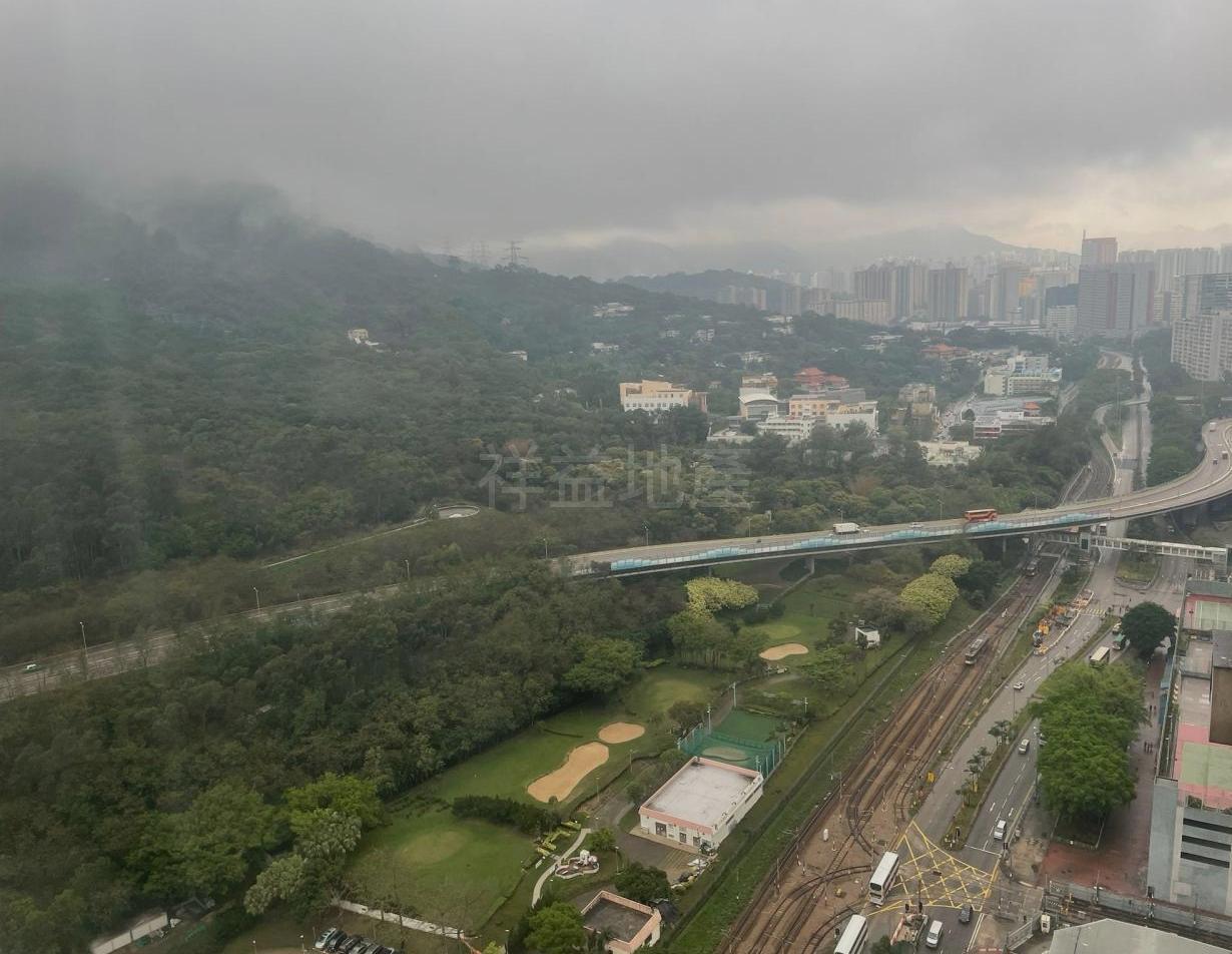 除了市景,單位亦享翠綠山巒景致。(代理提供)
