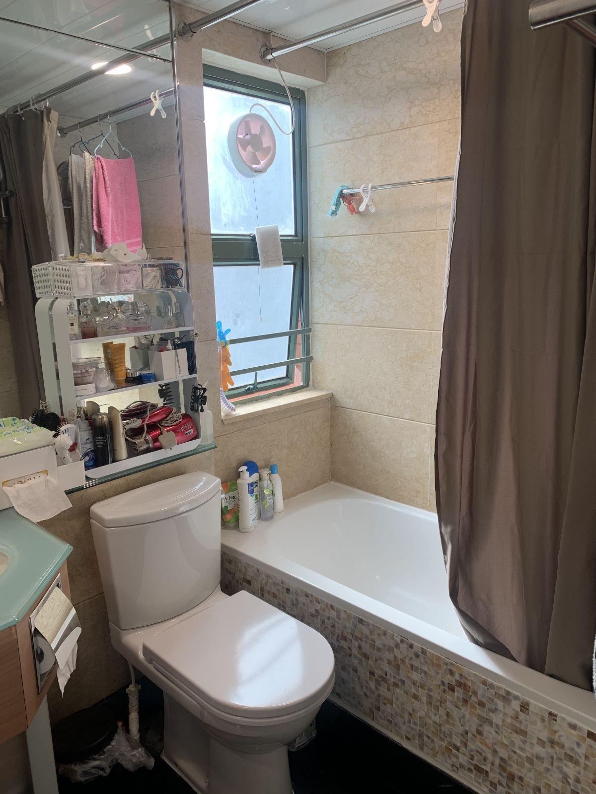 浴室裝修企理,屬明廁兼且光猛。(代理提供)