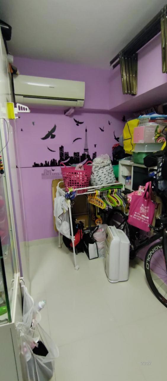 單位採兩房間隔,其中一間作儲物房用途,空間見使。(代理提供)