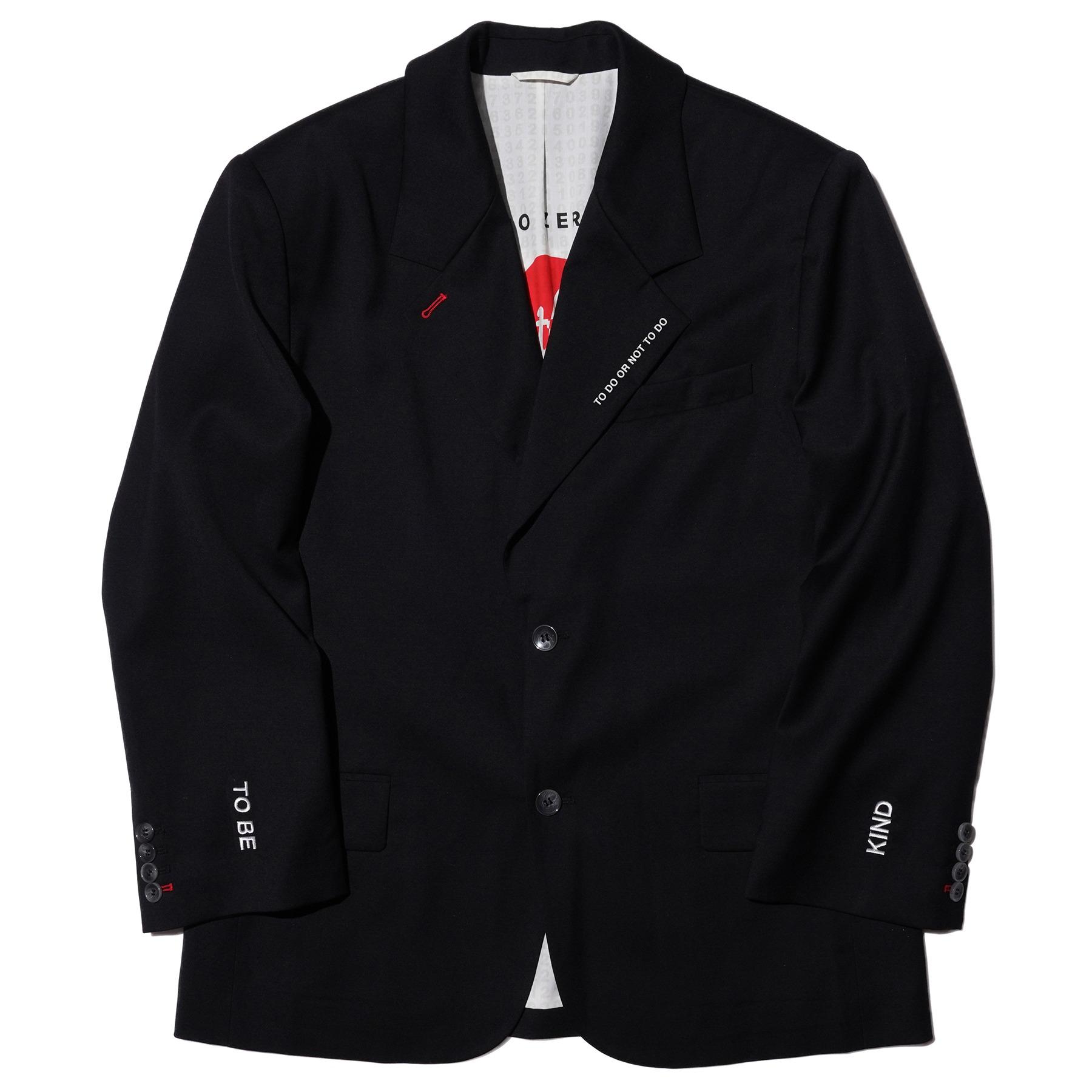 姜濤《TO ZERO》|“NINETY NINE THINGS TO DO IN LIFE” 刺繡西裝外套