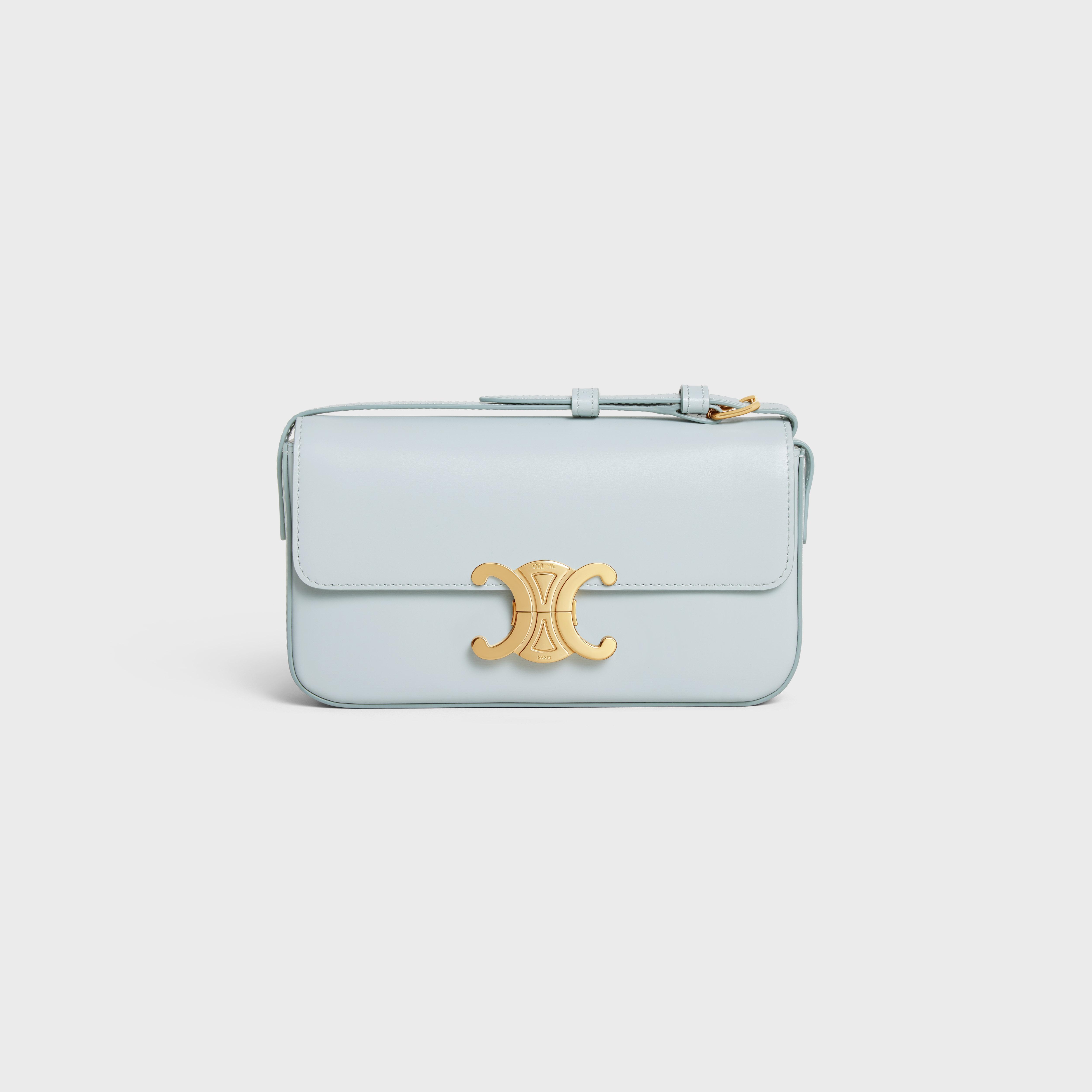 母親節禮物2023推介|CELINE 亮面小牛皮TRIOMPHE肩揹袋 $23,500