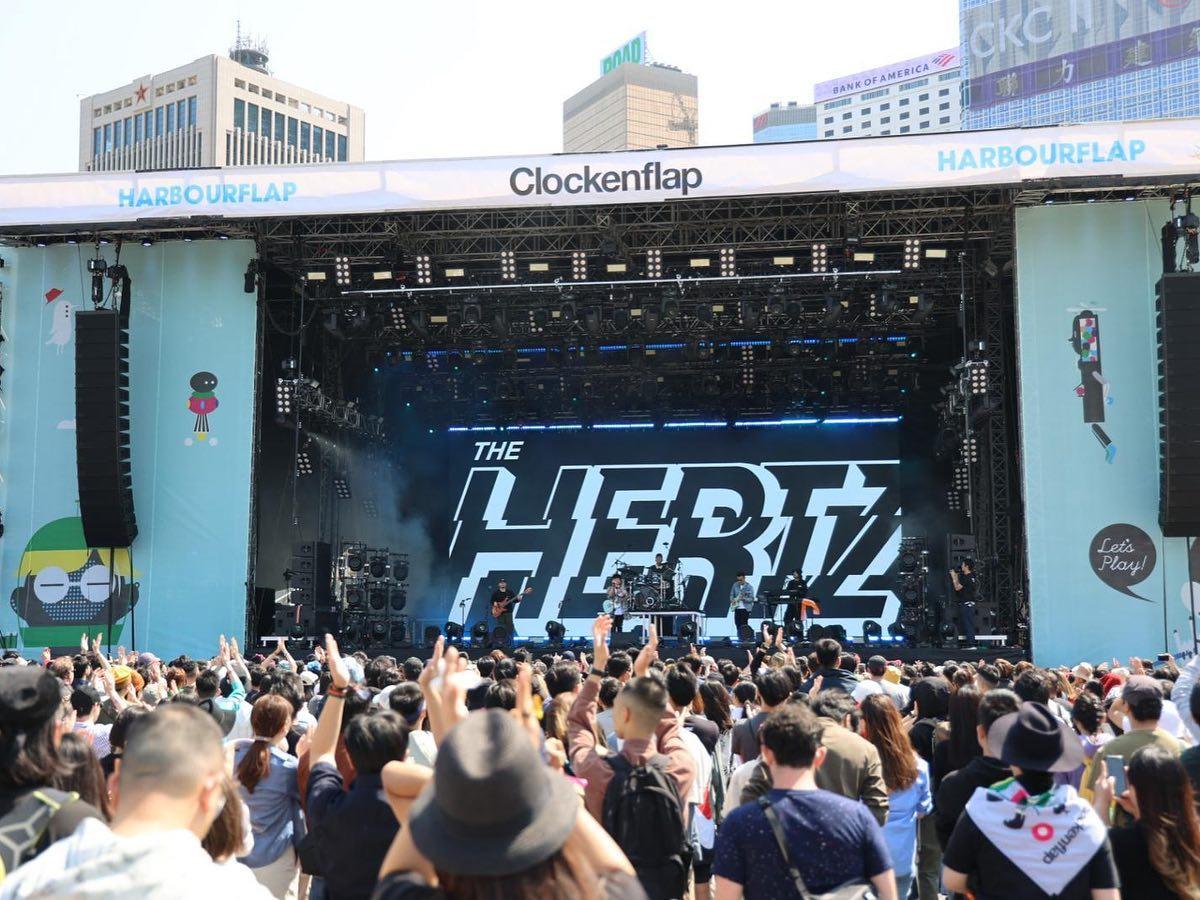 The Hertz獲邀參與早前的Clockenflap音樂節。