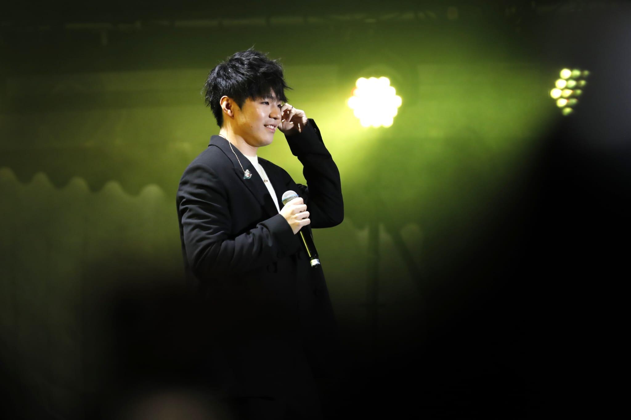 陳卓賢在《POPFEST HKT西九音樂節:越流行》演出。(林俊源攝)