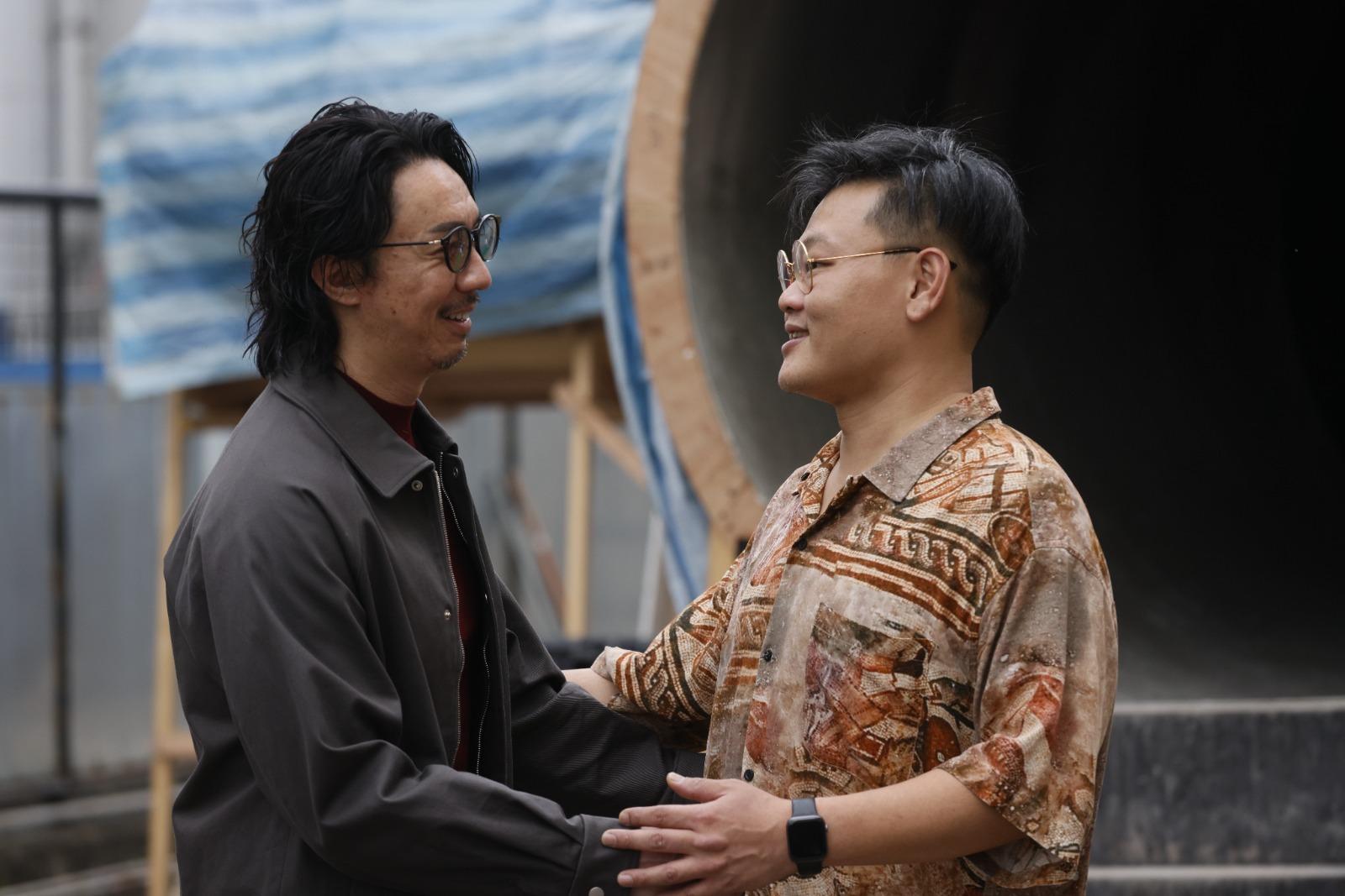 《盜月者》開鏡儀式。 (蘇文傑攝)