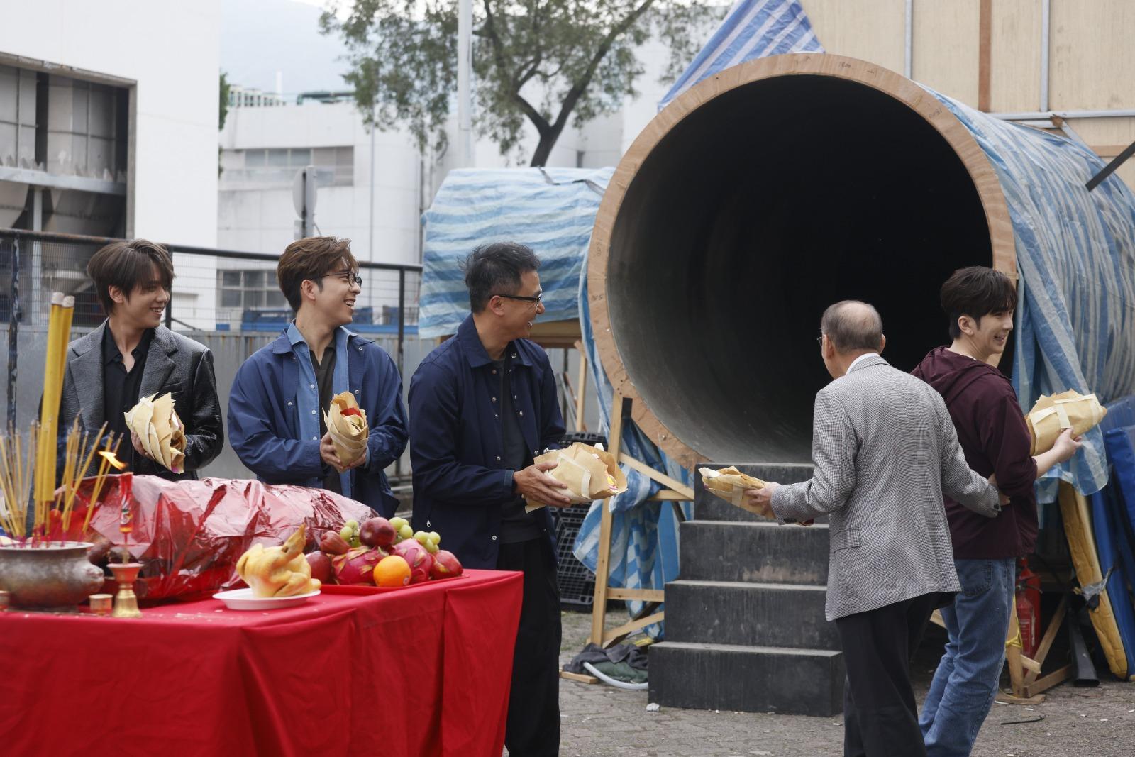 《盜月者》開鏡儀式。 (蘇文傑攝)