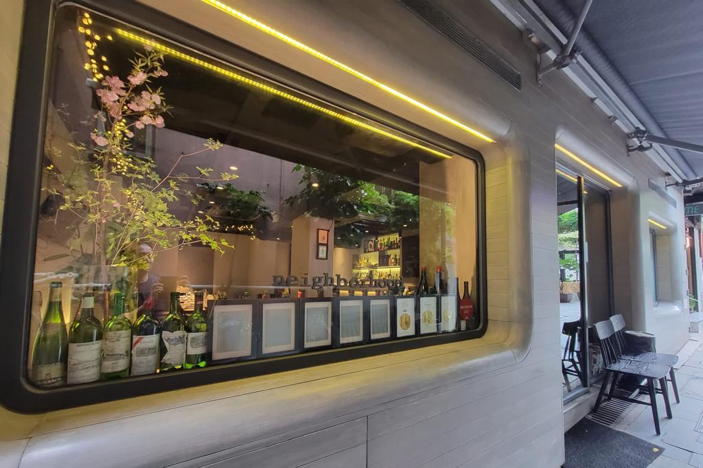 剛摘下米芝蓮一星榮譽的Neighborhood。(林俊源攝)