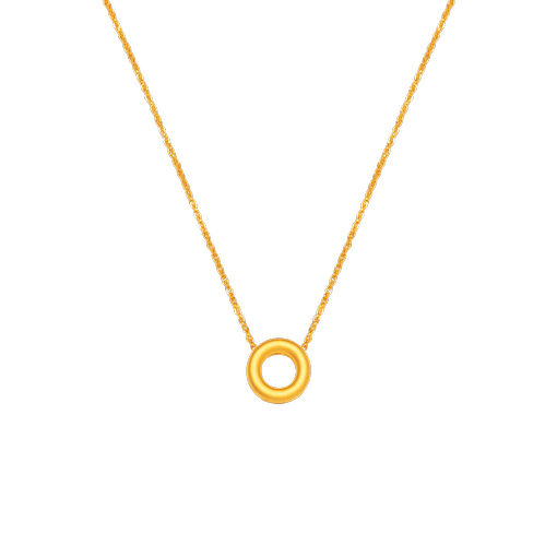 景福珠寶Tic Tac Toe 999.9足金系列吊墜 (光面);售價約$3,300-3,413。