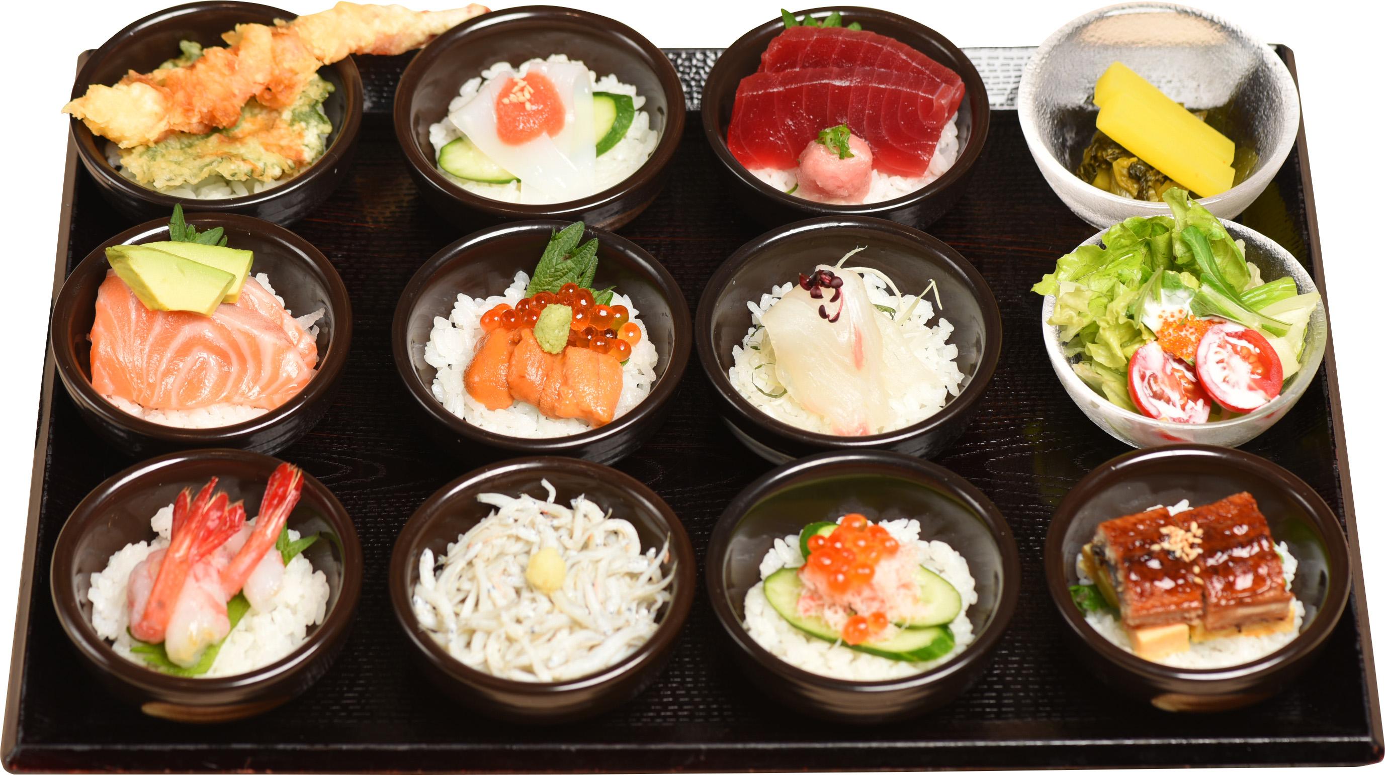 梅丘壽司美登利總本店 池魚+縞鰺時令登場 多彩海鮮丼夠豐富