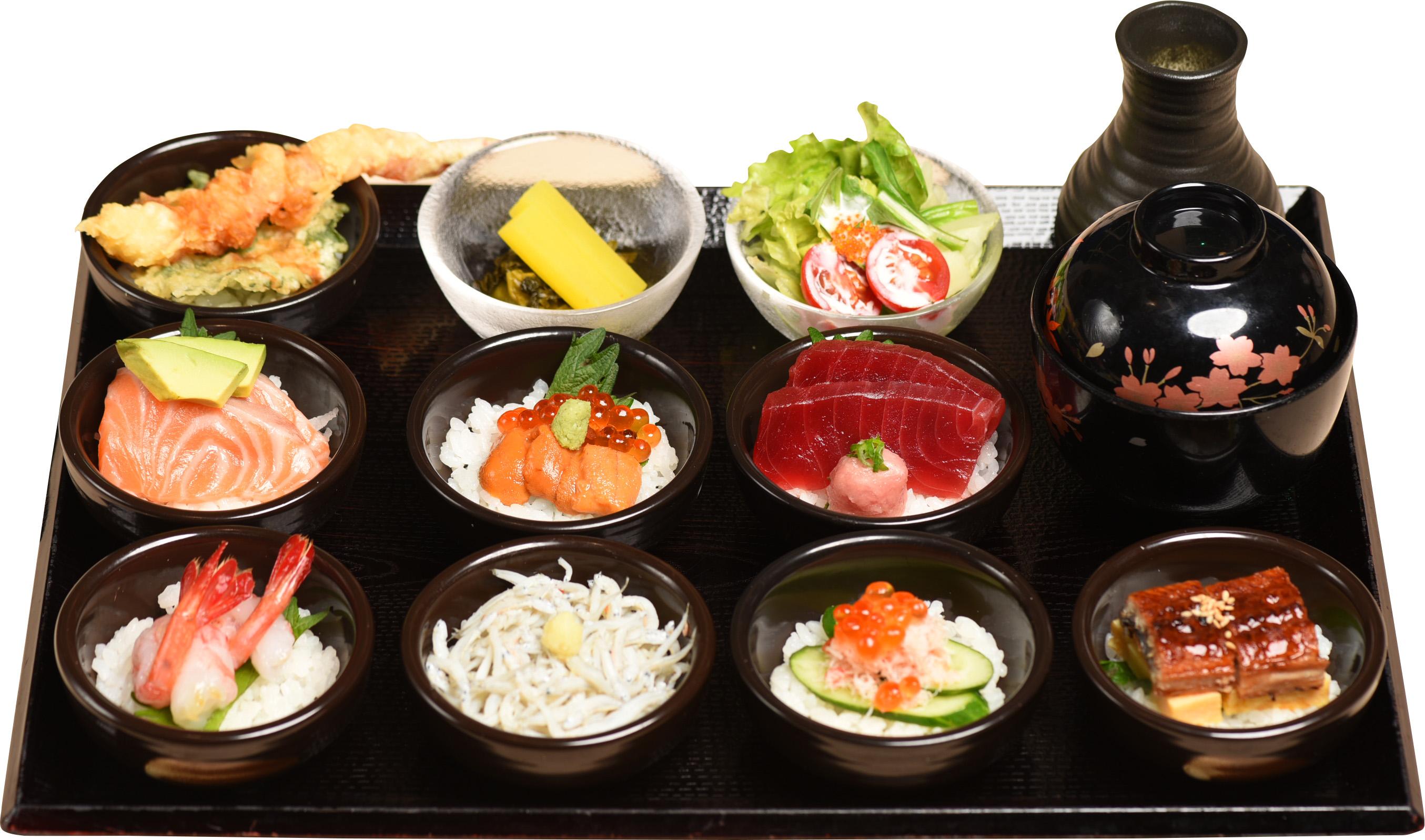 梅丘壽司美登利總本店 池魚+縞鰺時令登場 多彩海鮮丼夠豐富