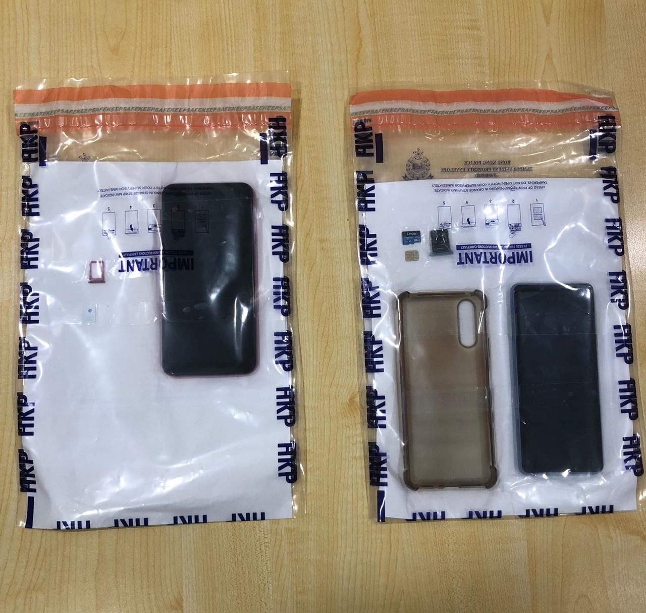 警方檢獲懷疑涉案證物。(警方圖片)