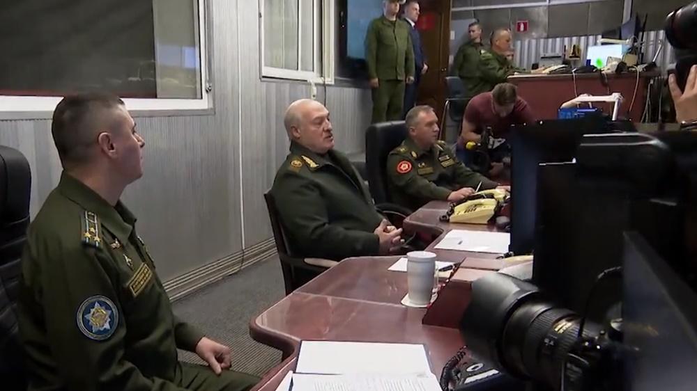 盧卡申科的聲線較以往沙啞和微弱,並有些氣喘。(Twitter)