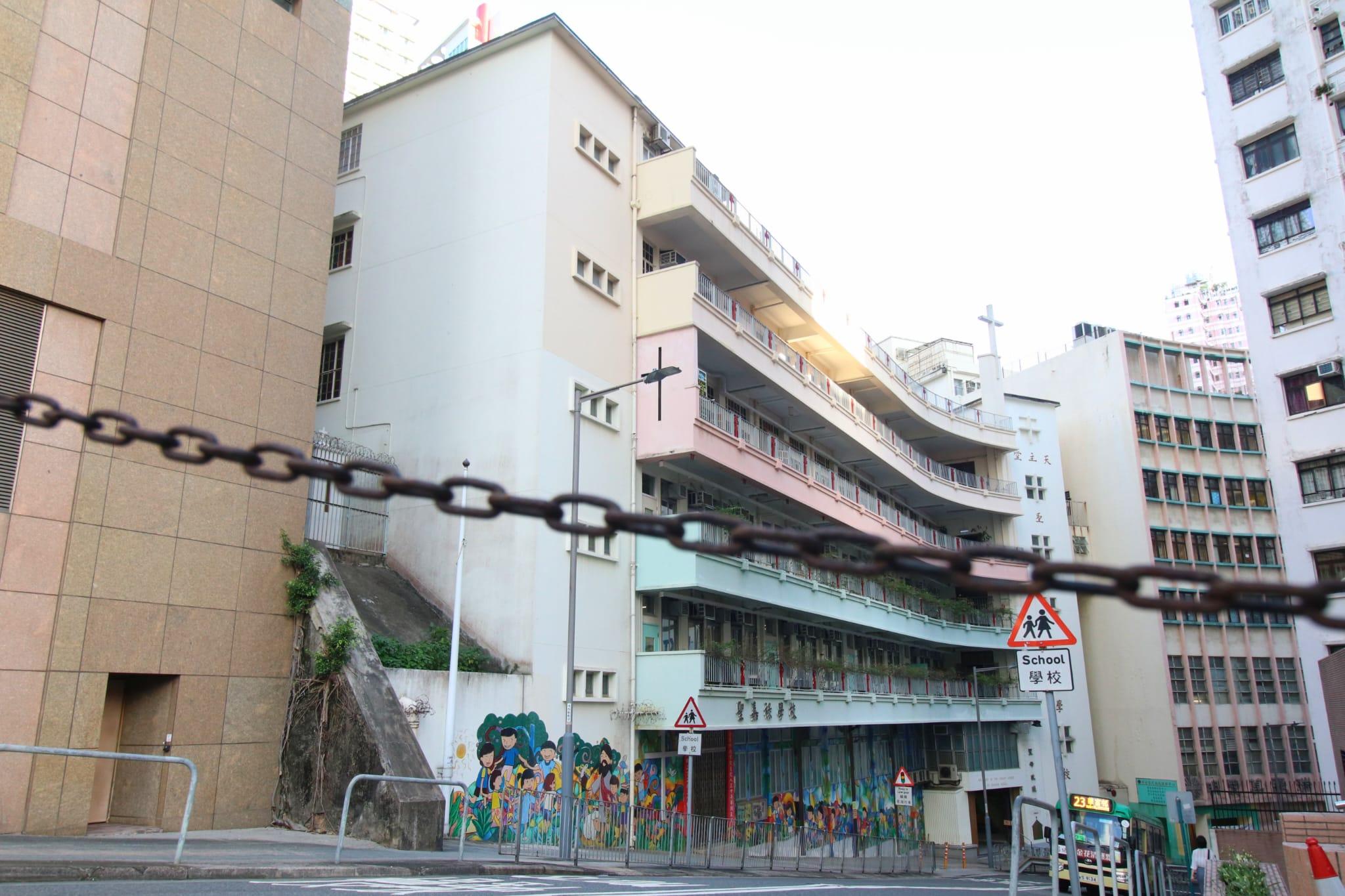 本港再多一間小學、聖嘉祿學校因收生人數在新學年不准開辦小一。(林俊源攝)