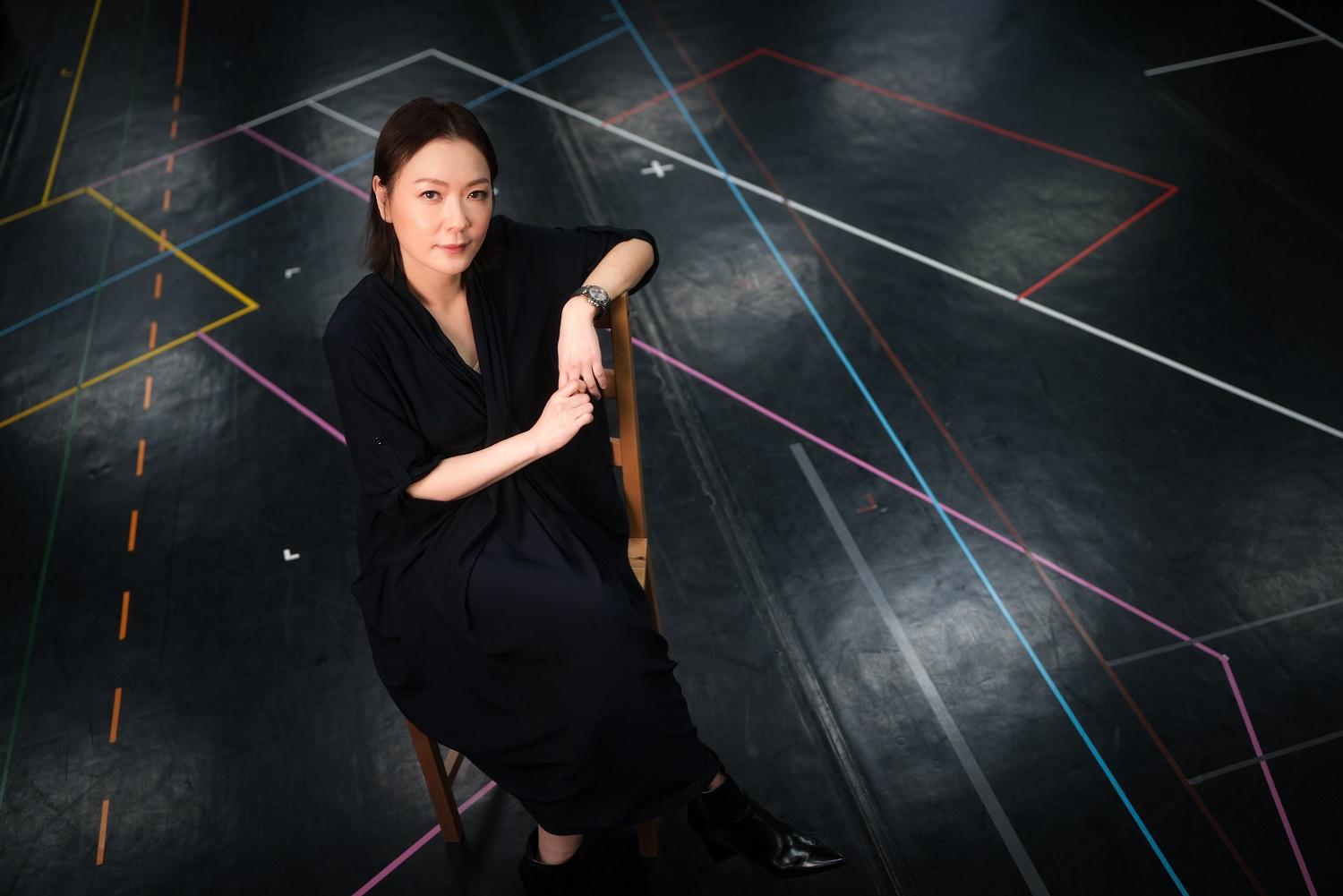 田蕊妮在《大離婚日-妻》首次演獨腳戲。(李睿哲攝)