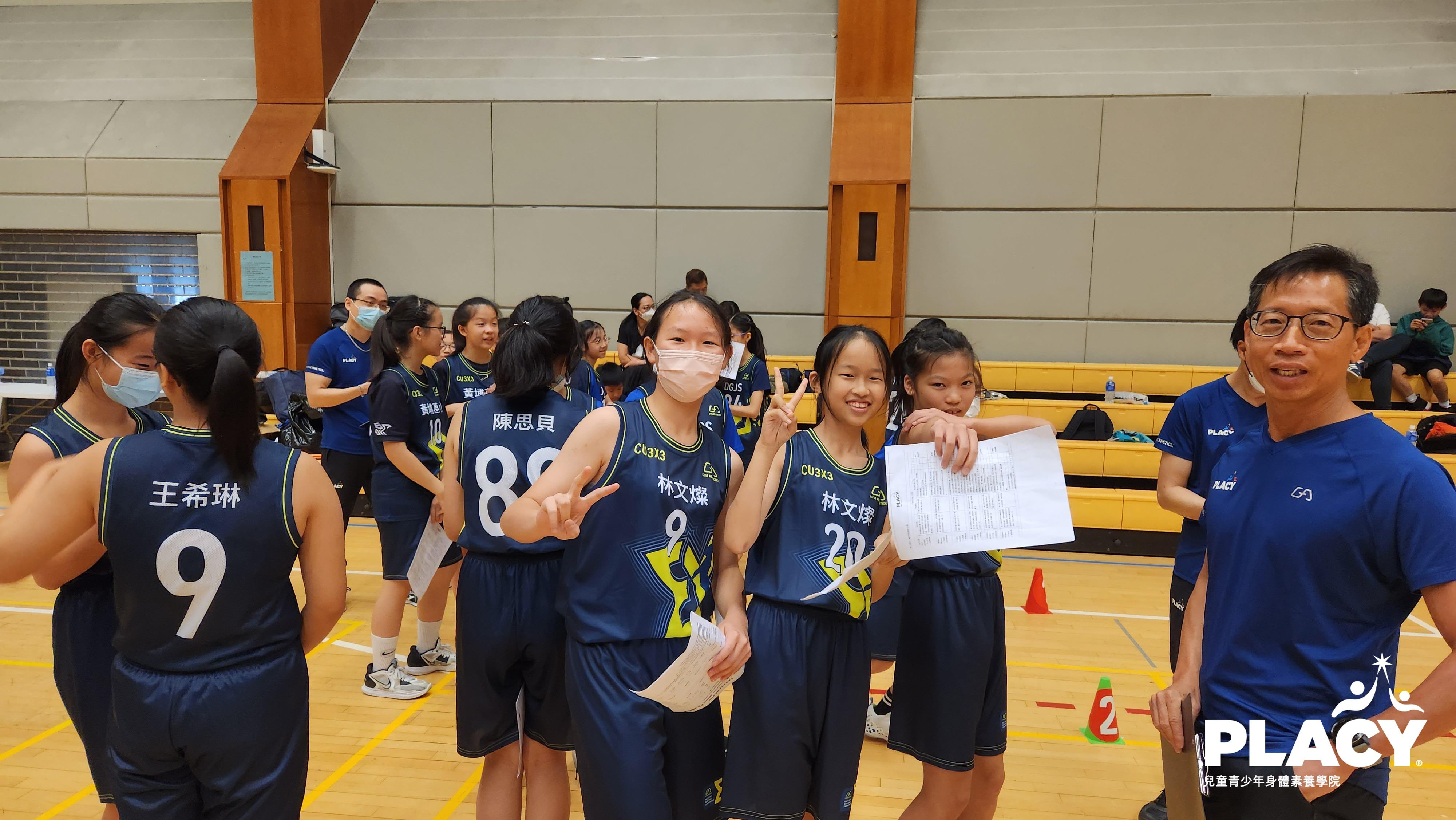 參賽的中小學隊伍今日獲邀進行運動技能及體適能評估。(中大提供)